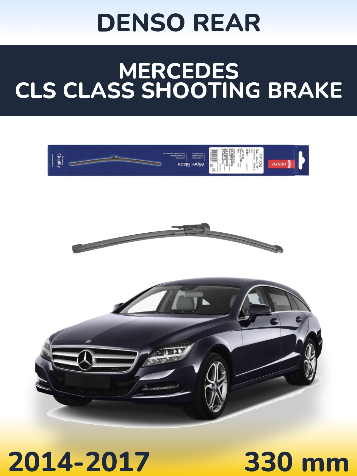 Zadní stěrač Denso Rear 335 mm pro Mercedes CLS Class Shooting Brake 2014-2017