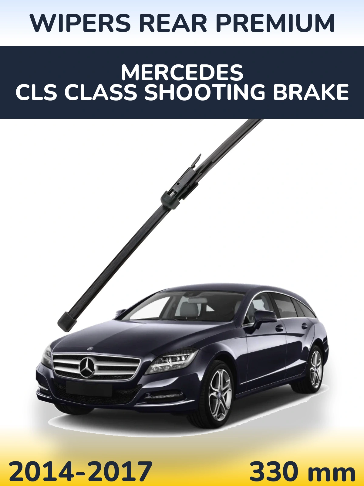 Zadní stěrač WIPERS REAR PREMIUM 330 mm pro Mercedes CLS Class Shooting Brake 2014-2017