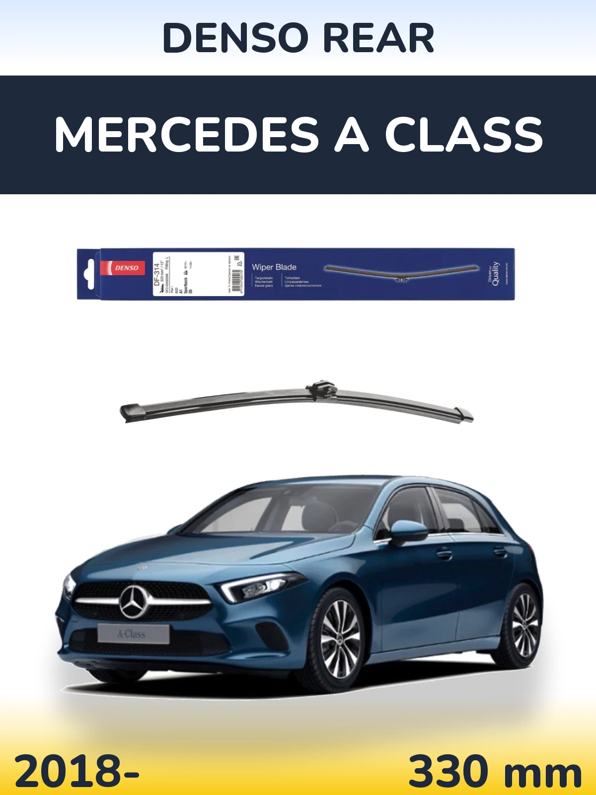 Zadní stěrač Denso Rear 320 mm pro Mercedes A Class 2018-2026