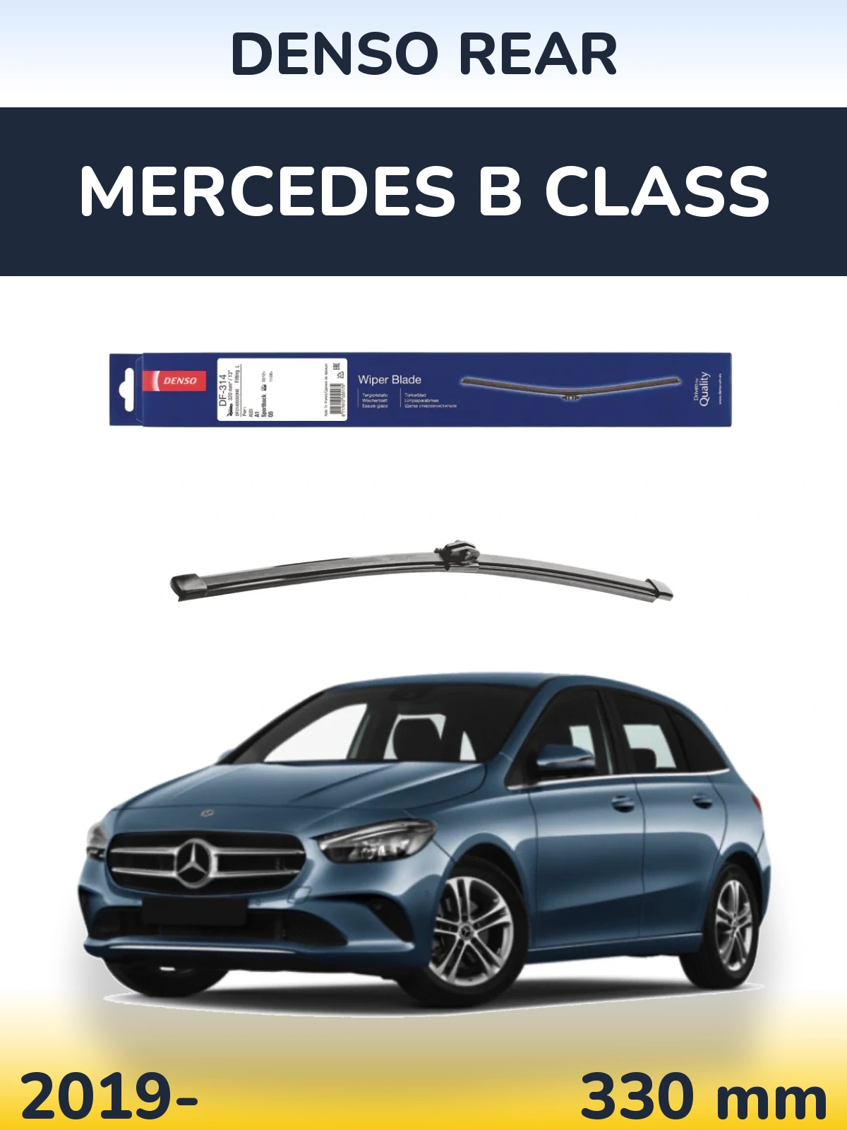 Zadní stěrač Denso Rear 320 mm pro Mercedes B Class 2019-2026