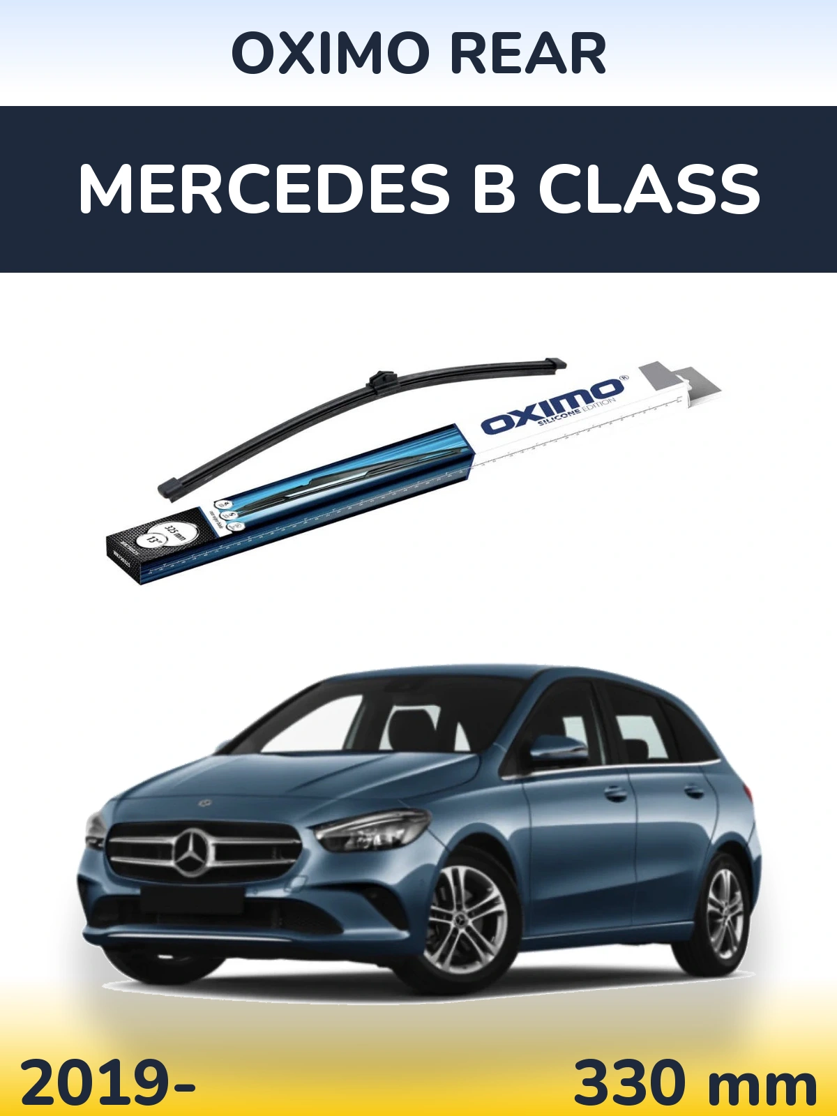 Zadní stěrač Oximo Rear 325 mm pro Mercedes B Class 2019-2026