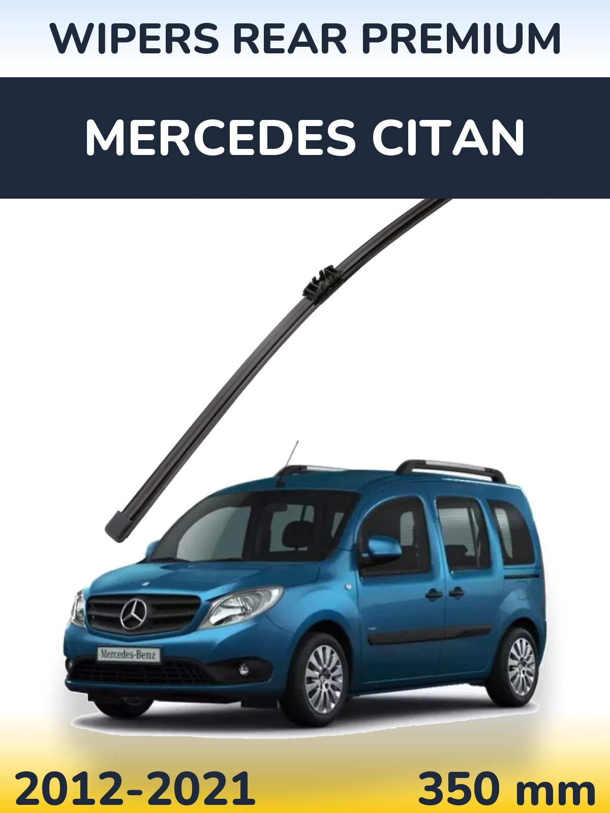 Zadní stěrač WIPERS REAR PREMIUM 350 mm pro Mercedes Citan 2012-2021