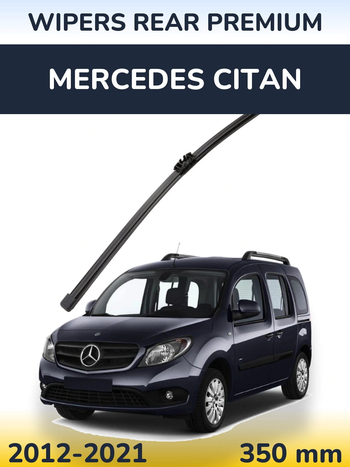 Задня щітка WIPERS REAR PREMIUM 350 мм для Mercedes Citan 2012-2021