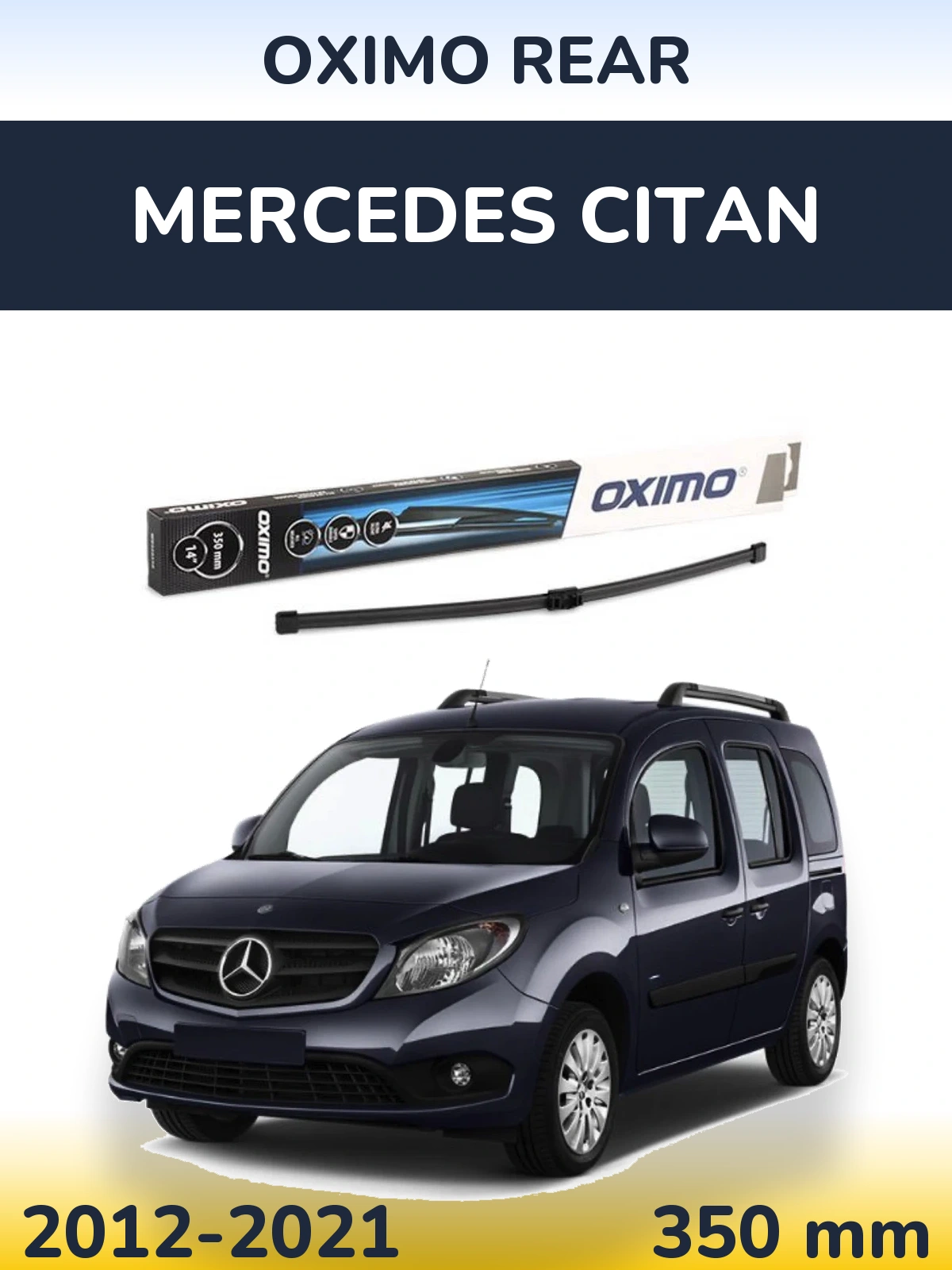 Zadní stěrač Oximo Rear 350 mm pro Mercedes Citan 2012-2021