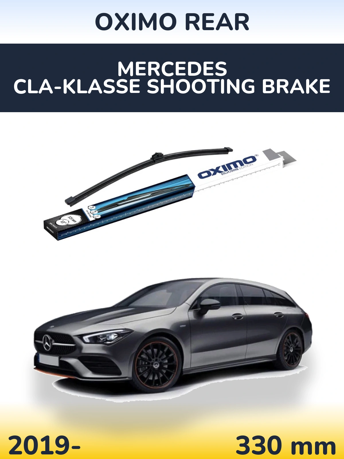 Задня щітка Oximo Rear 325 мм для Mercedes CLA-Klasse Shooting Brake 2019-2026