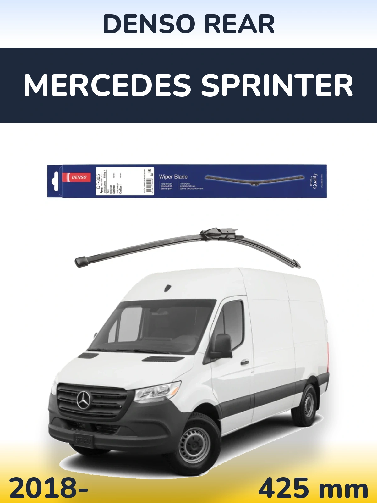 Zadní stěrač Denso Rear 425 mm pro Mercedes Sprinter 2018-2026