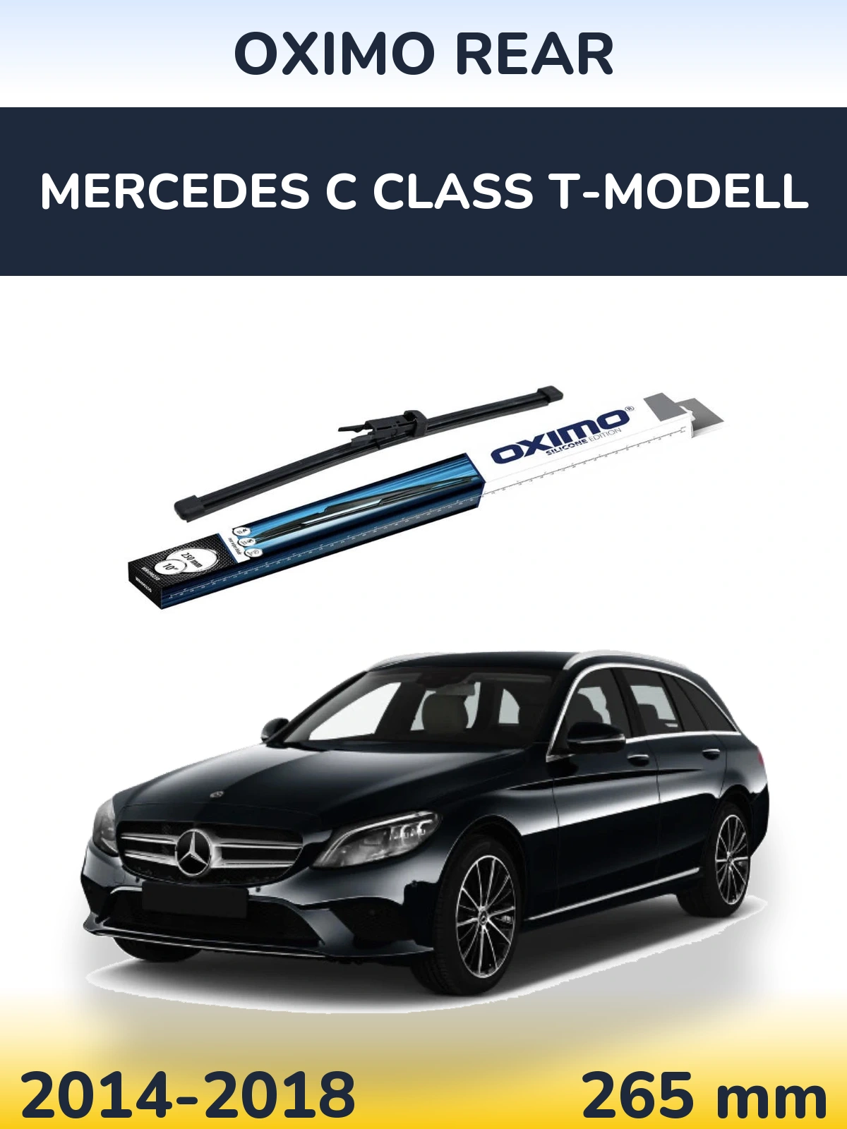 Zadní stěrač Oximo Rear 250 mm pro Mercedes C Class T-Modell 2014-2018