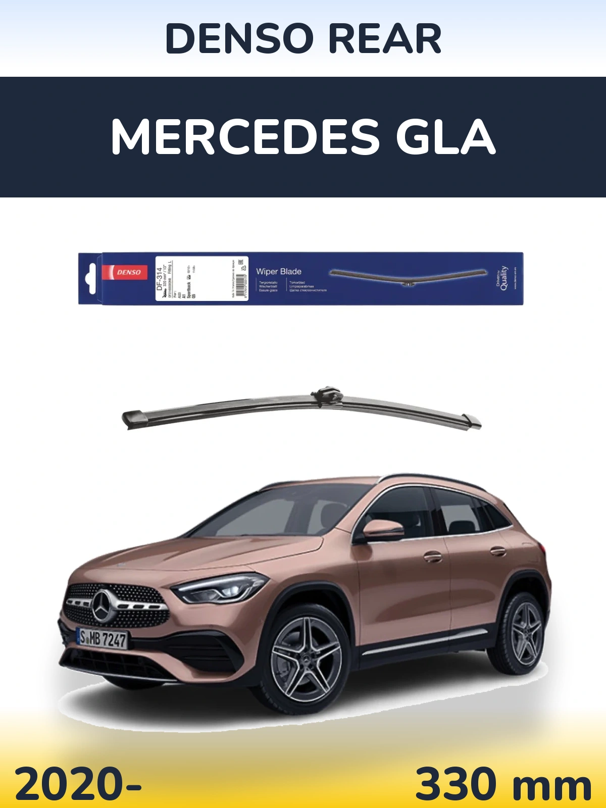 Zadní stěrač Denso Rear 320 mm pro Mercedes GLA 2020-2026