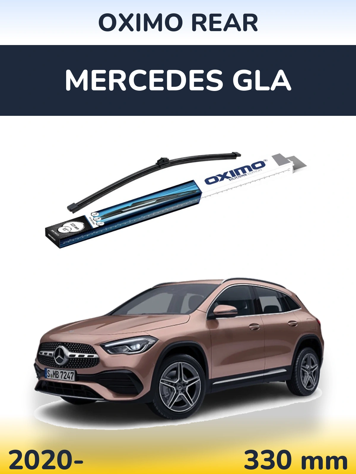 Zadní stěrač Oximo Rear 325 mm pro Mercedes GLA 2020-2026