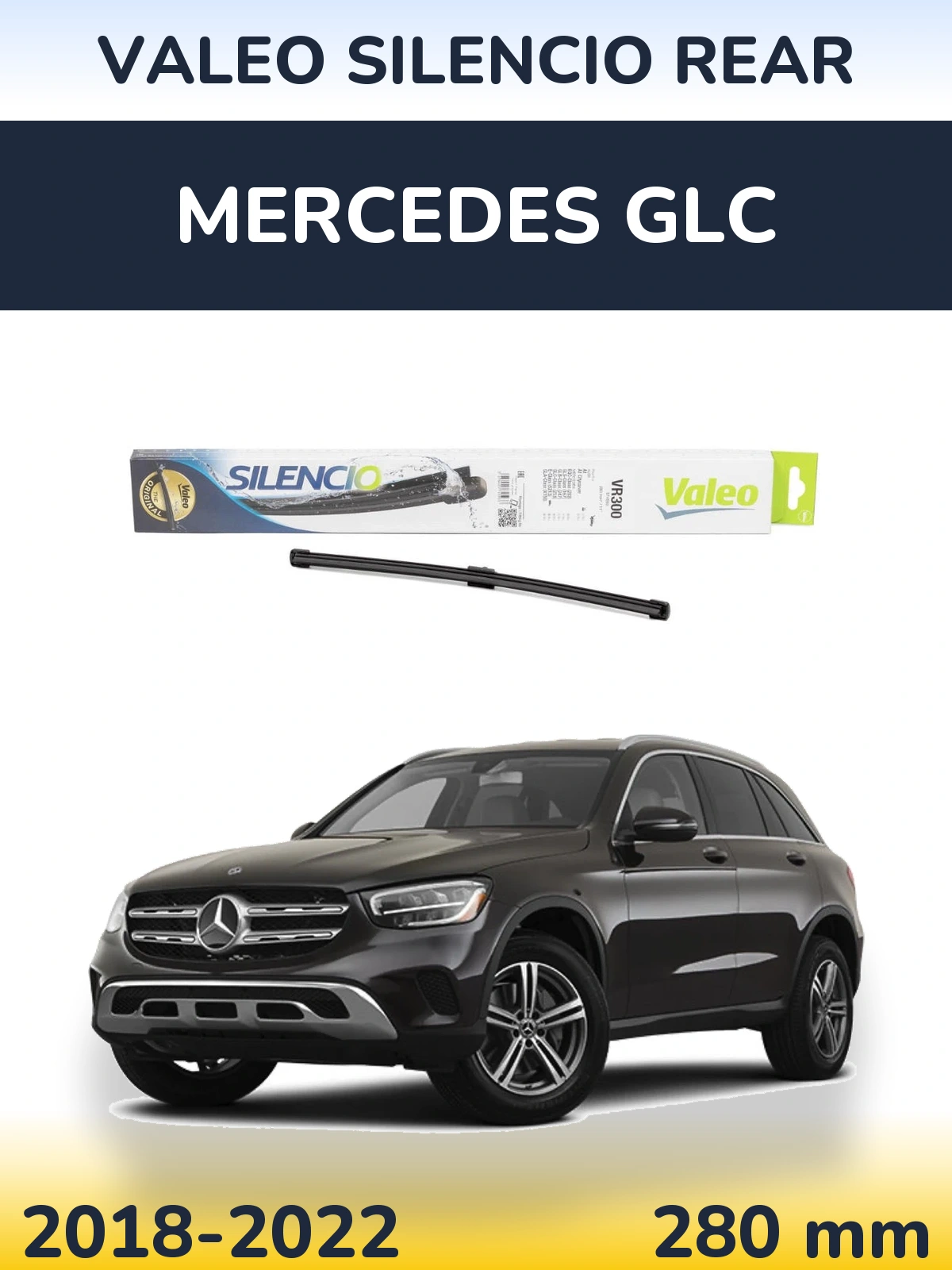Zadní stěrač Valeo Silencio Rear 285 mm pro Mercedes GLC 2018-2022