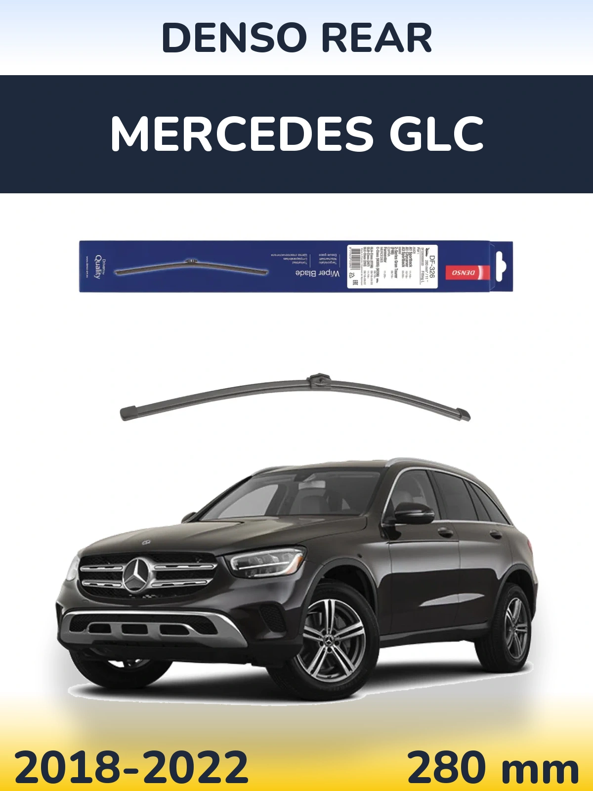 Zadní stěrač Denso Rear 285 mm pro Mercedes GLC 2018-2022