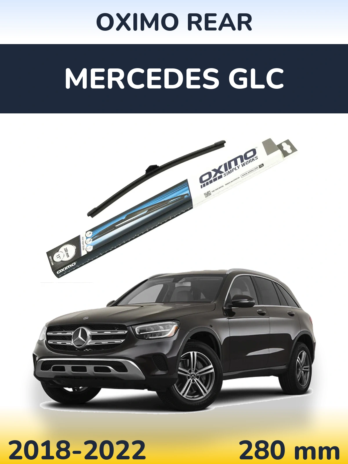 Задня щітка Oximo Rear 280 мм для Mercedes GLC 2018-2022
