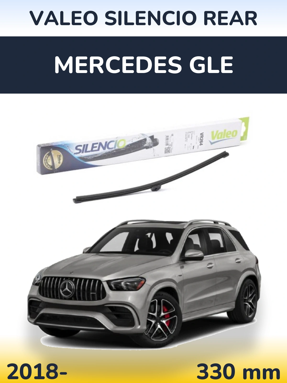 Zadní stěrač Valeo Silencio Rear 320 mm pro Mercedes GLE 2018-2026