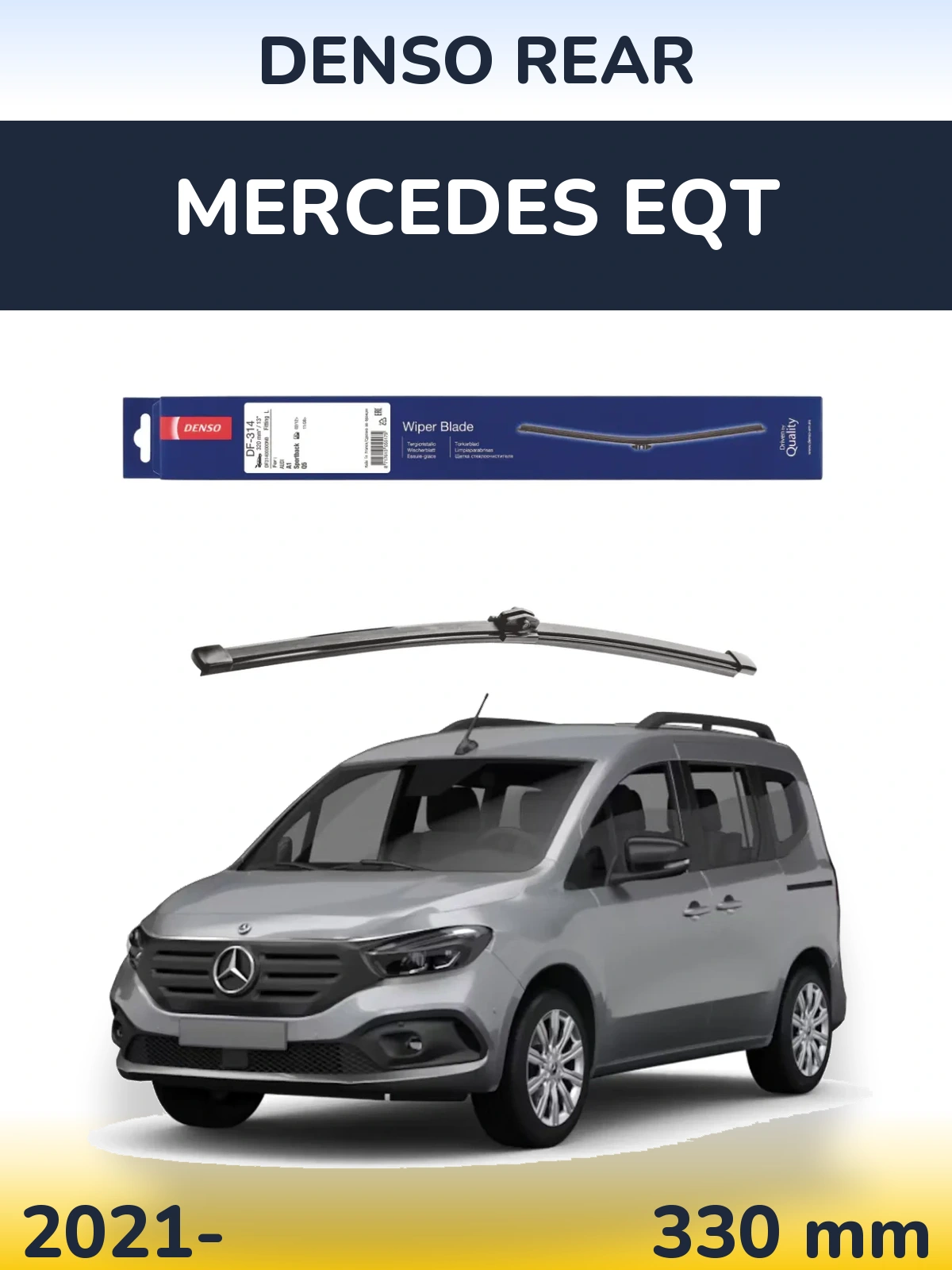 Zadní stěrač Denso Rear 320 mm pro Mercedes EQT 2021-2026