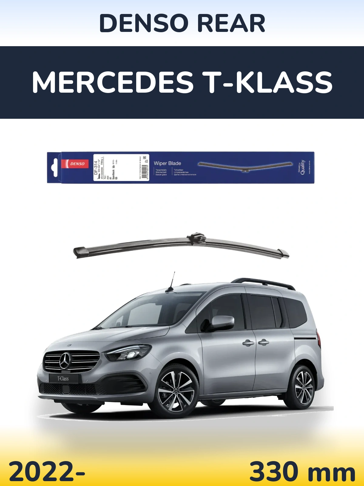 Zadní stěrač Denso Rear 320 mm pro Mercedes T-Klass 2022-2026