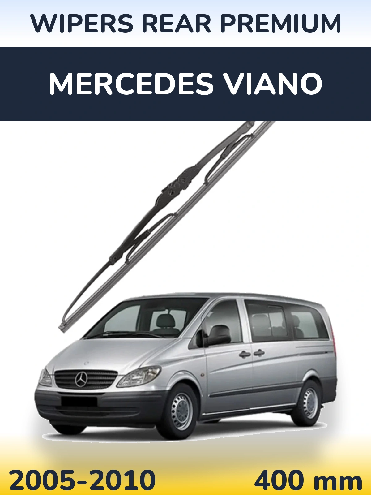 Zadní stěrač WIPERS REAR PREMIUM 400 mm pro Mercedes Viano 2005-2010