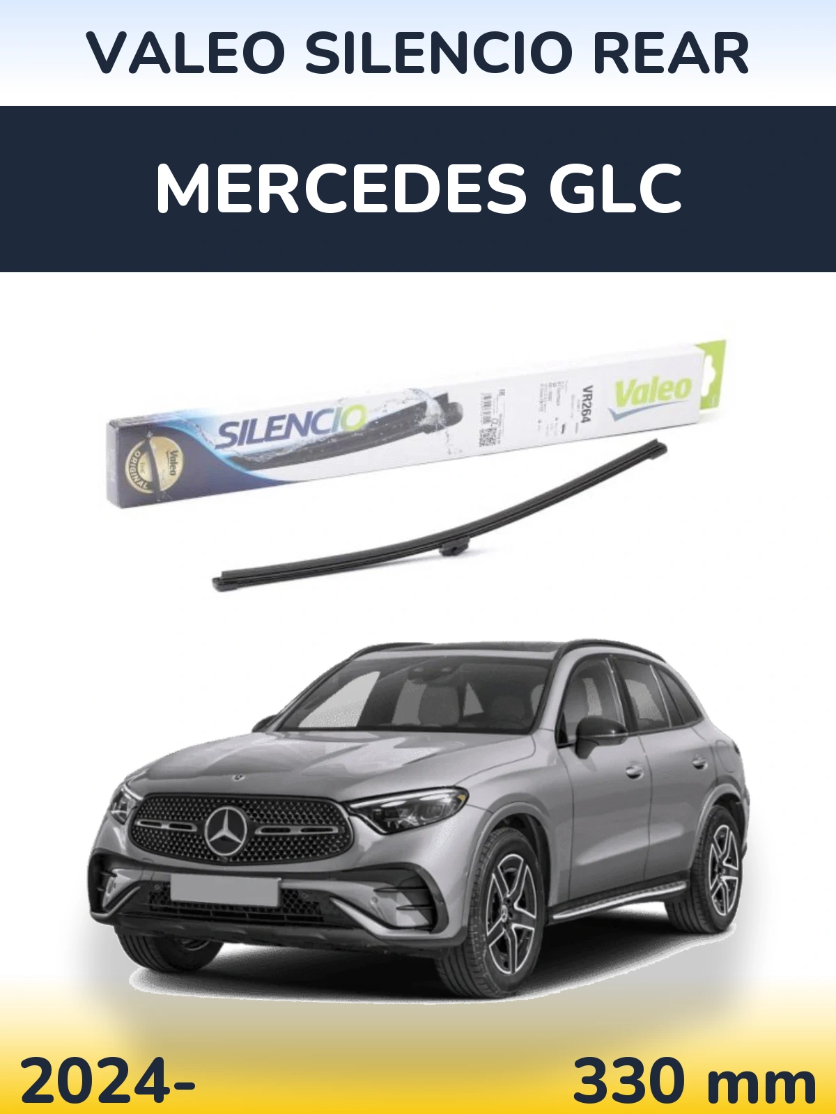 Zadní stěrač Valeo Silencio Rear 320 mm pro Mercedes GLC 2024-2026