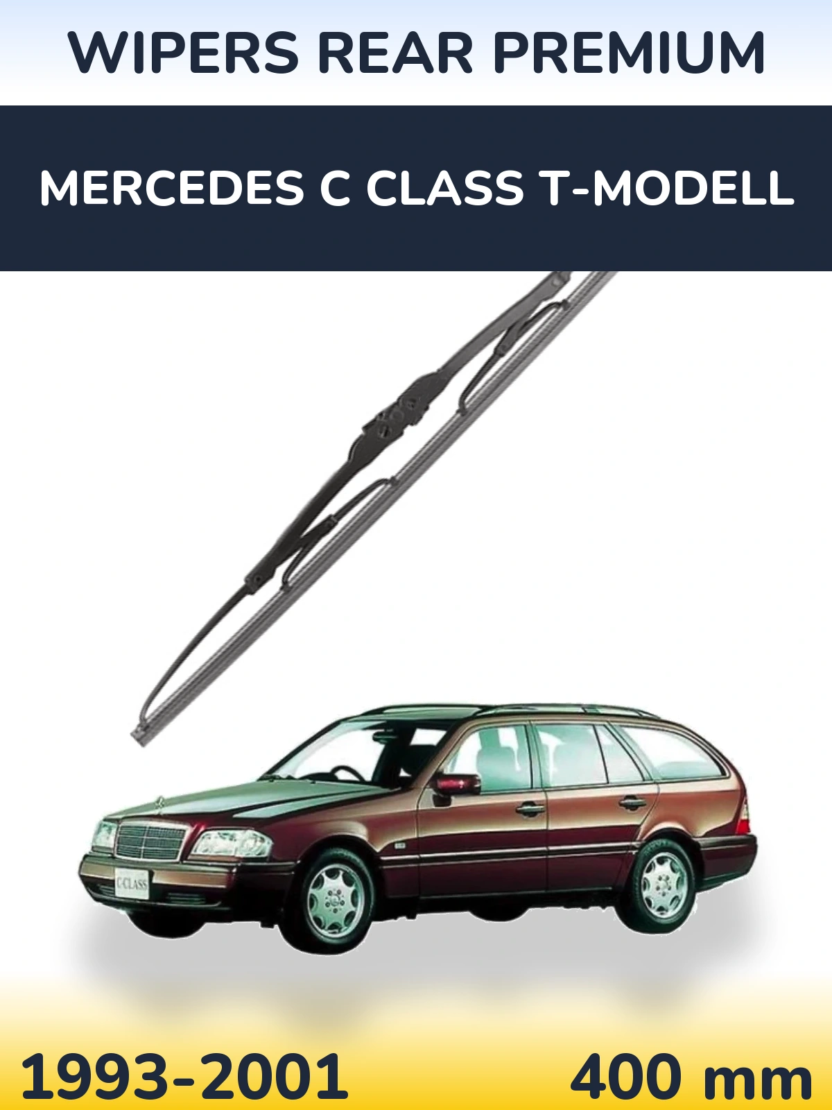 Zadní stěrač WIPERS REAR PREMIUM 400 mm pro Mercedes C Class T-Modell 1993-2001