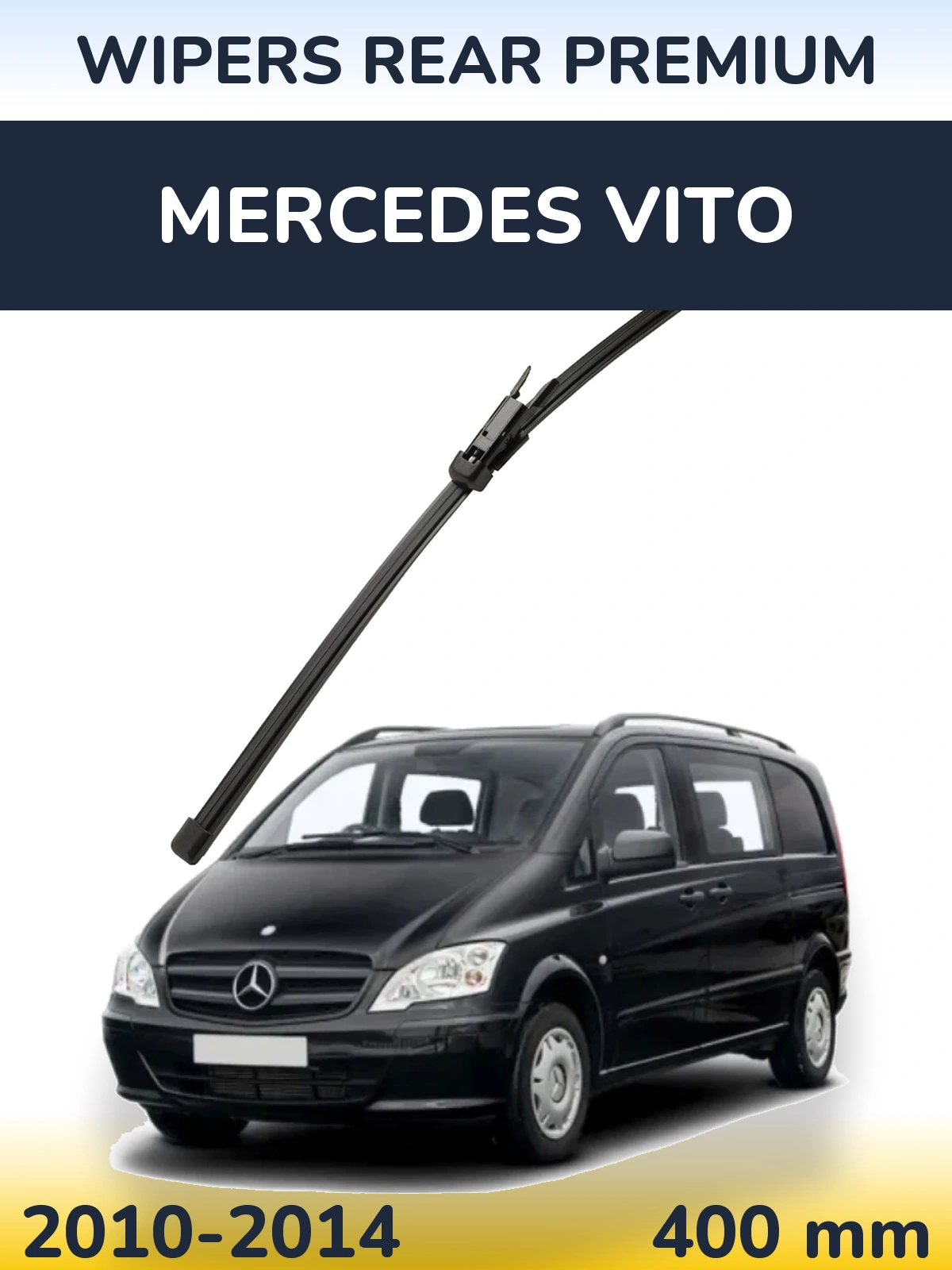 Задня щітка WIPERS REAR PREMIUM 400 мм для Mercedes Vito 2010-2014