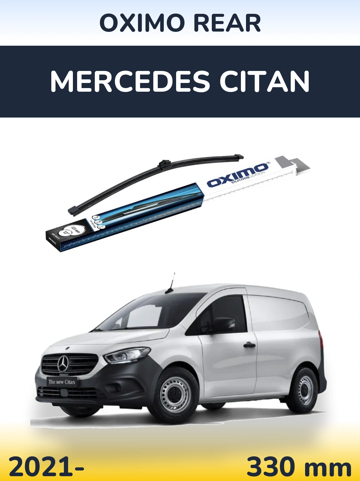 Zadní stěrač Oximo Rear 325 mm pro Mercedes Citan 2021-2026
