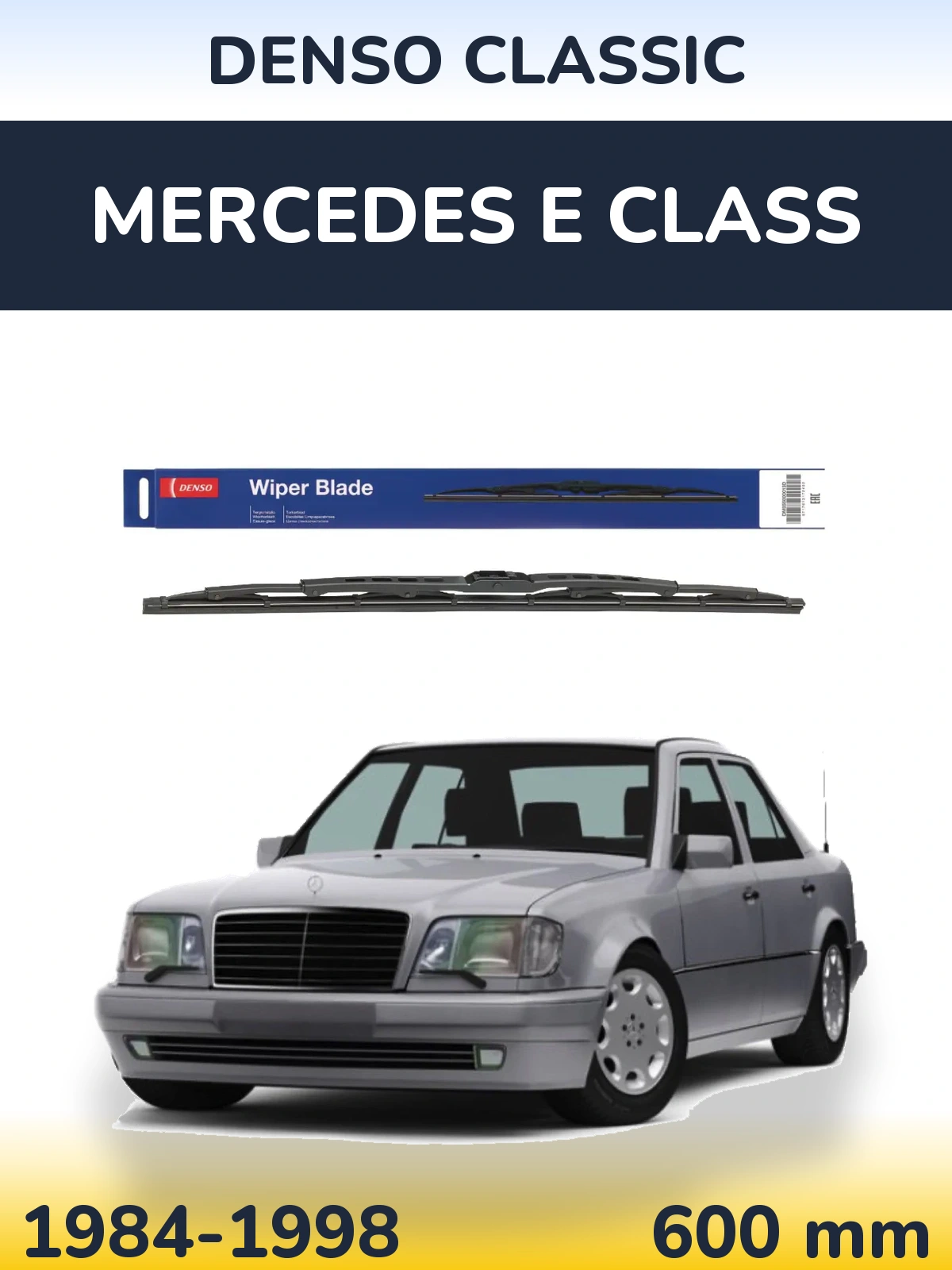 Přední stěrač Denso Classic 600 mm pro Mercedes E Class 1984-1998