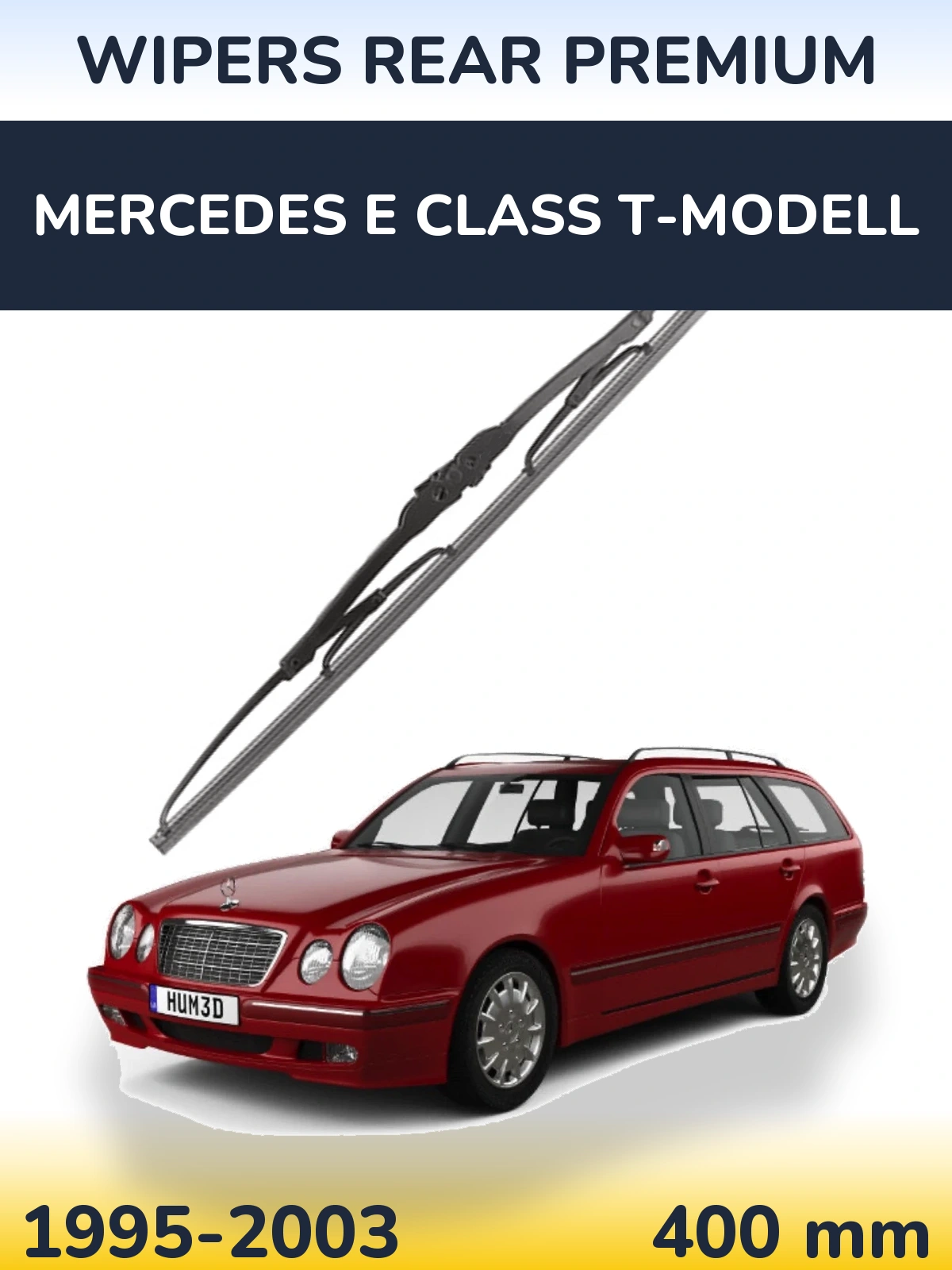 Zadní stěrač WIPERS REAR PREMIUM 400 mm pro Mercedes E Class T-Modell 1995-2003