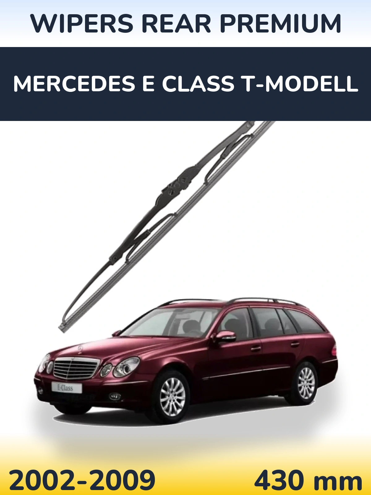 Задня щітка WIPERS REAR PREMIUM 430 мм для Mercedes E Class T-Модельl 2002-2009