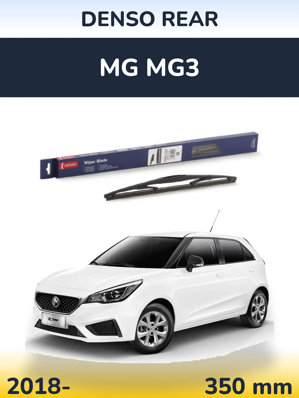Zadní stěrač Denso Rear 350 mm pro MG MG3 2018-2026