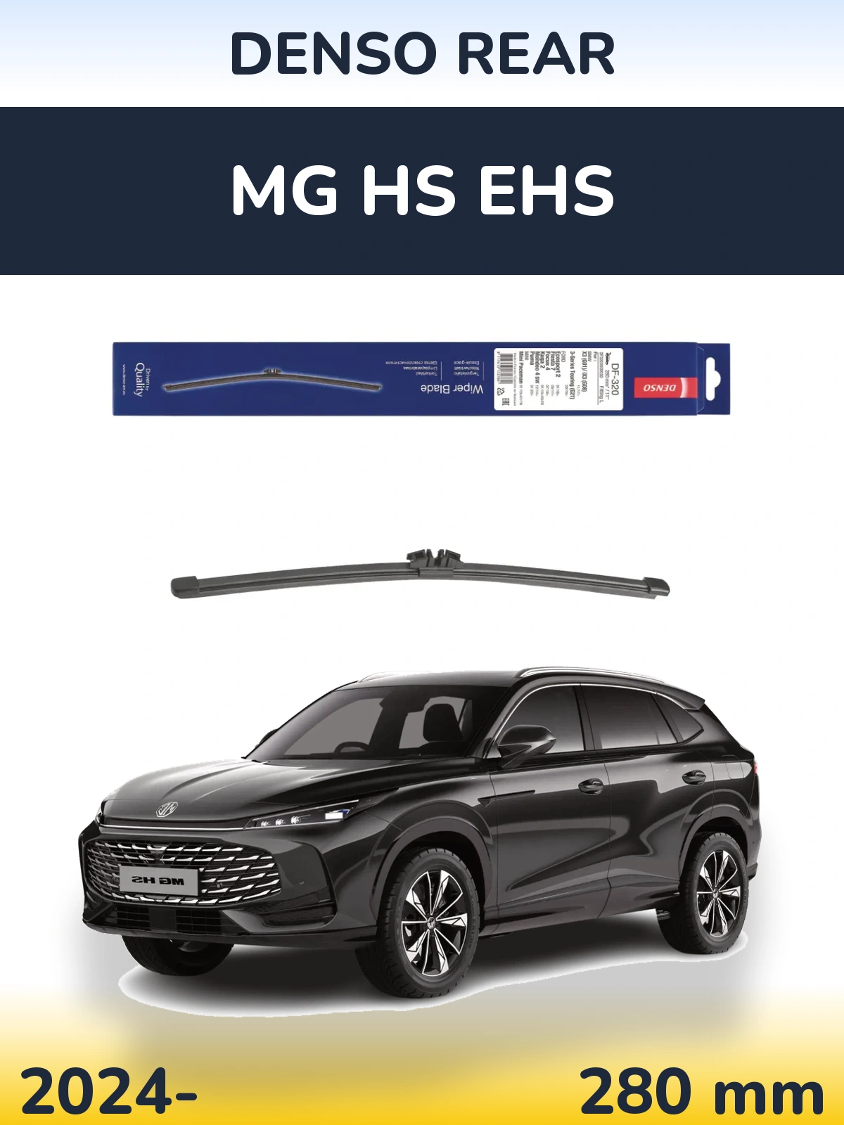 Zadní stěrač Denso Rear 280 mm pro MG HS eHS 2024-2026