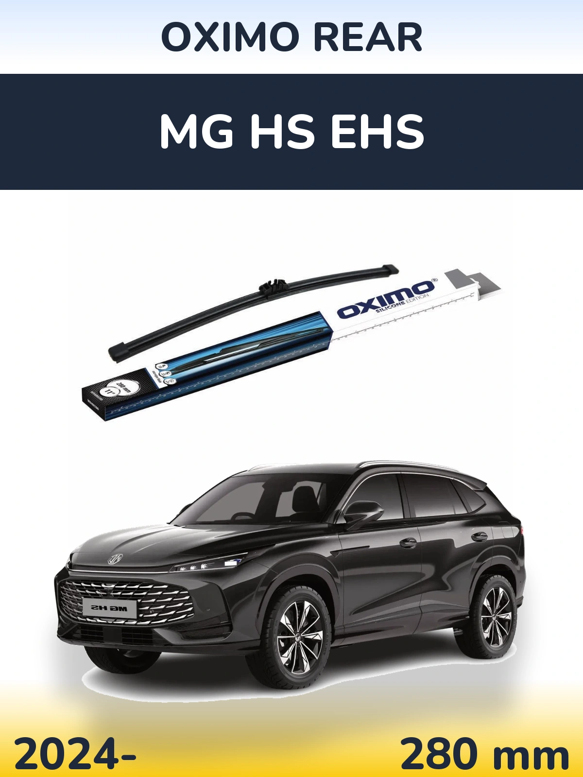 Zadní stěrač Oximo Rear 280 mm pro MG HS eHS 2024-2026