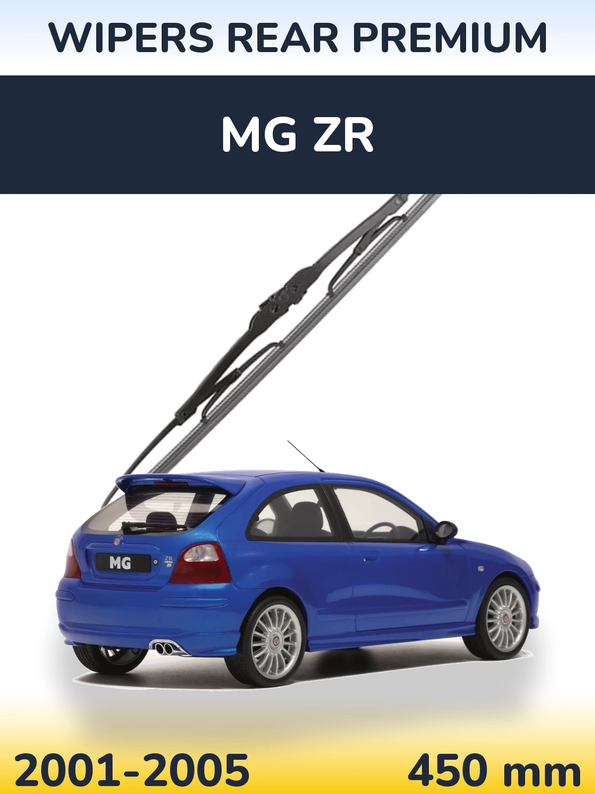 Задня щітка WIPERS REAR PREMIUM 450 мм для MG ZR 2001-2005