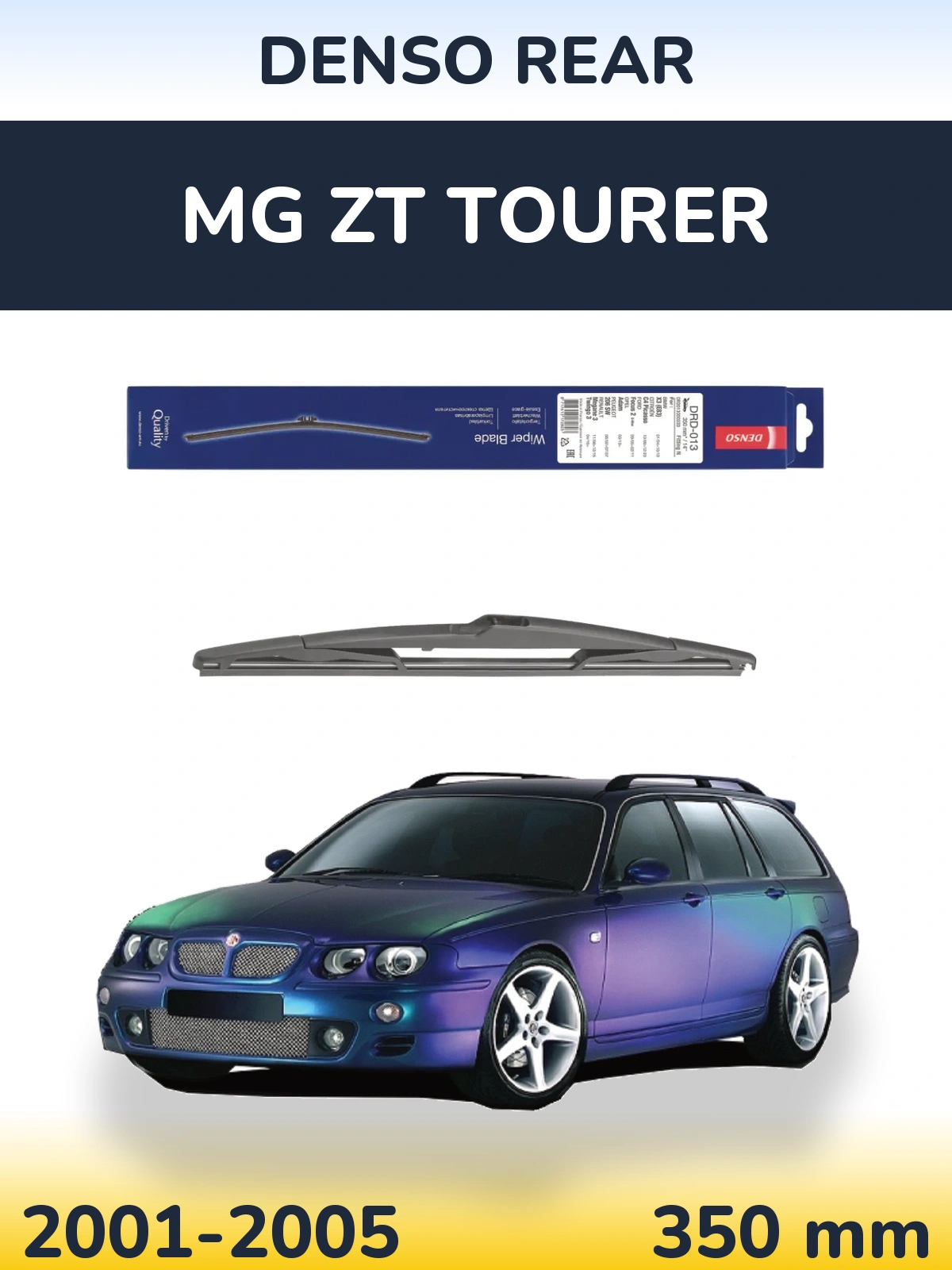 Zadní stěrač Denso Rear 350 mm pro MG ZT Tourer 2001-2005