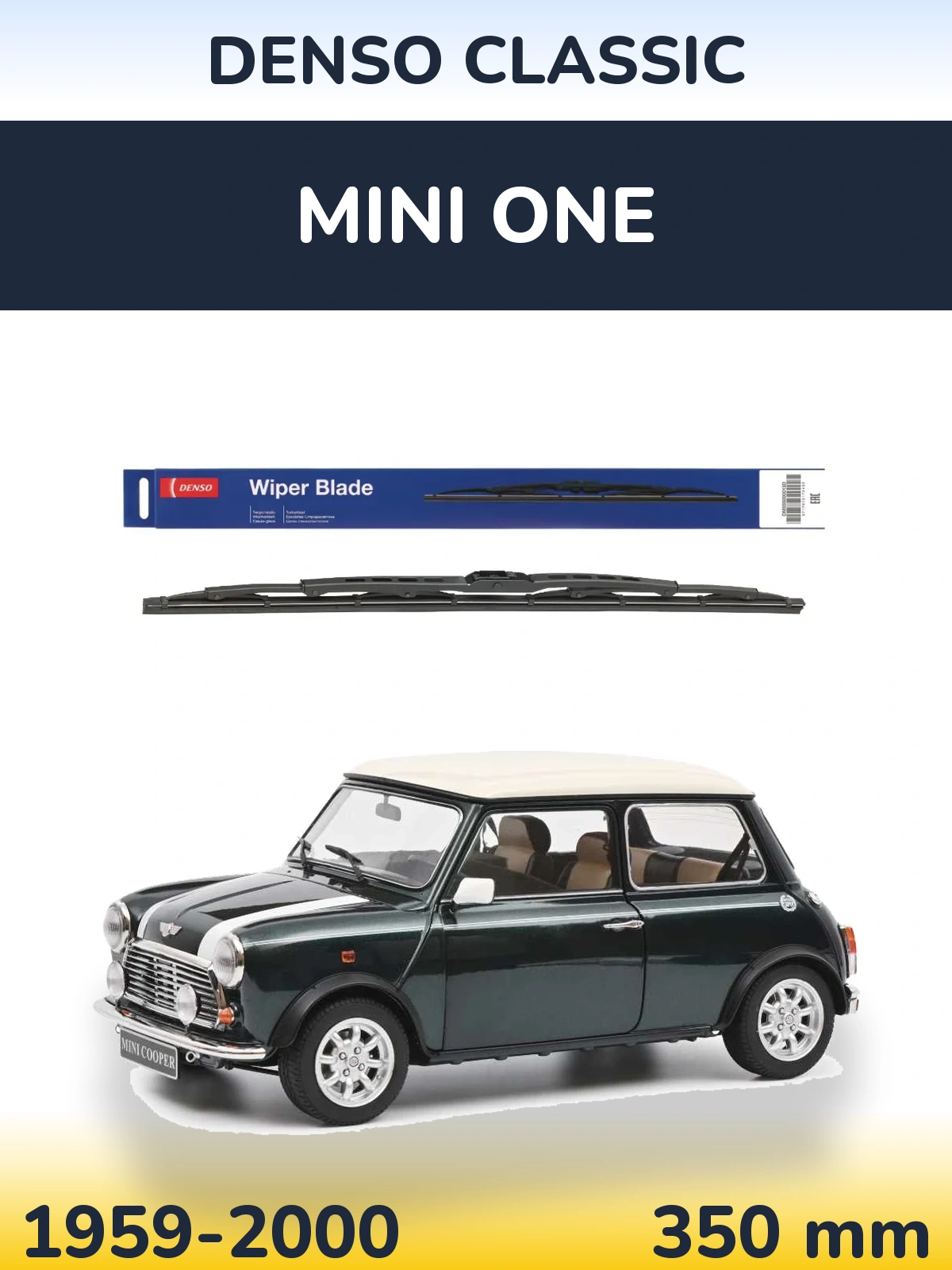 Задня щітка Denso Classic 350 мм для MINI One 1959-2000