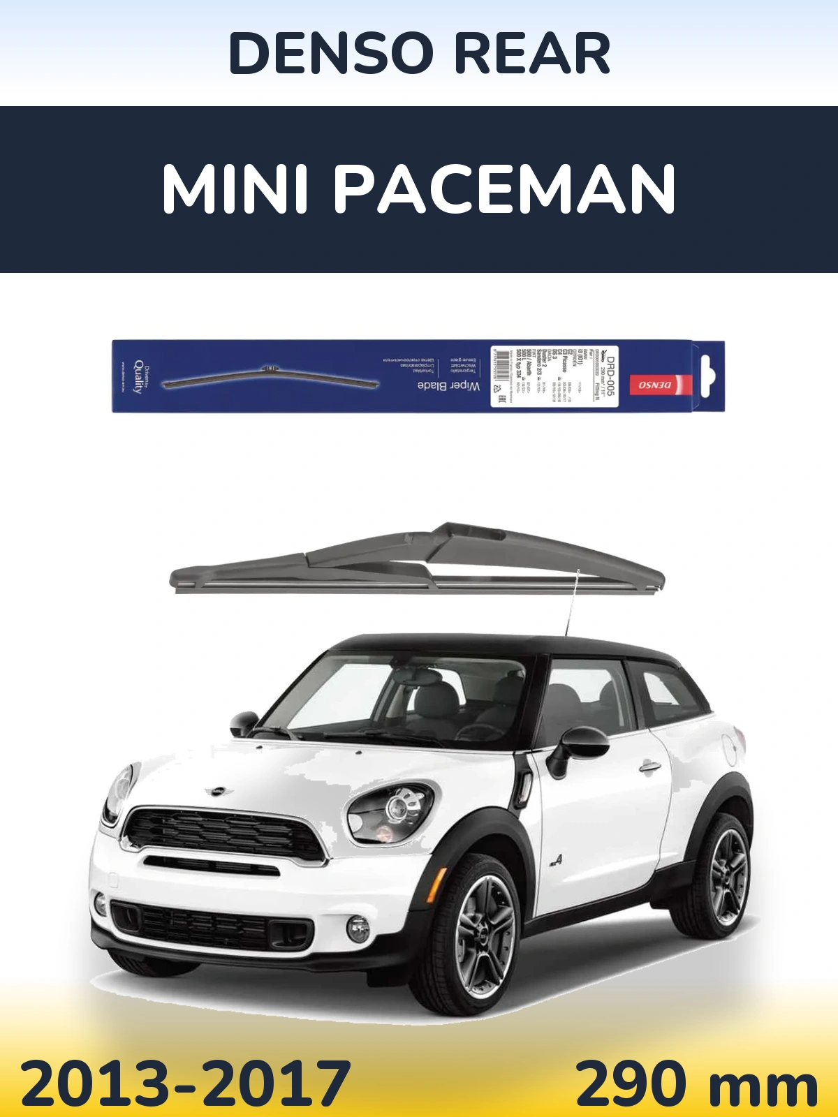 Zadní stěrač Denso Rear 290 mm pro MINI Paceman 2013-2017