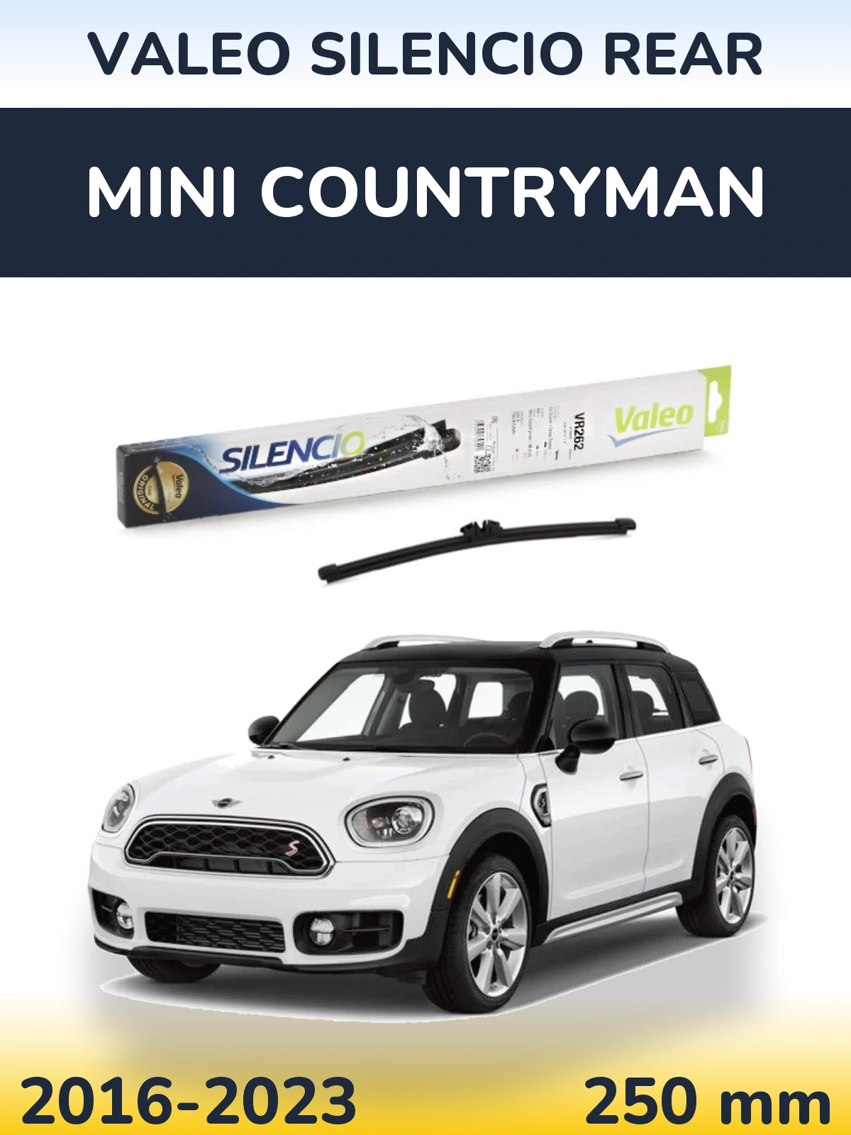 Zadní stěrač Valeo Silencio Rear 240 mm pro MINI Countryman 2016-2023