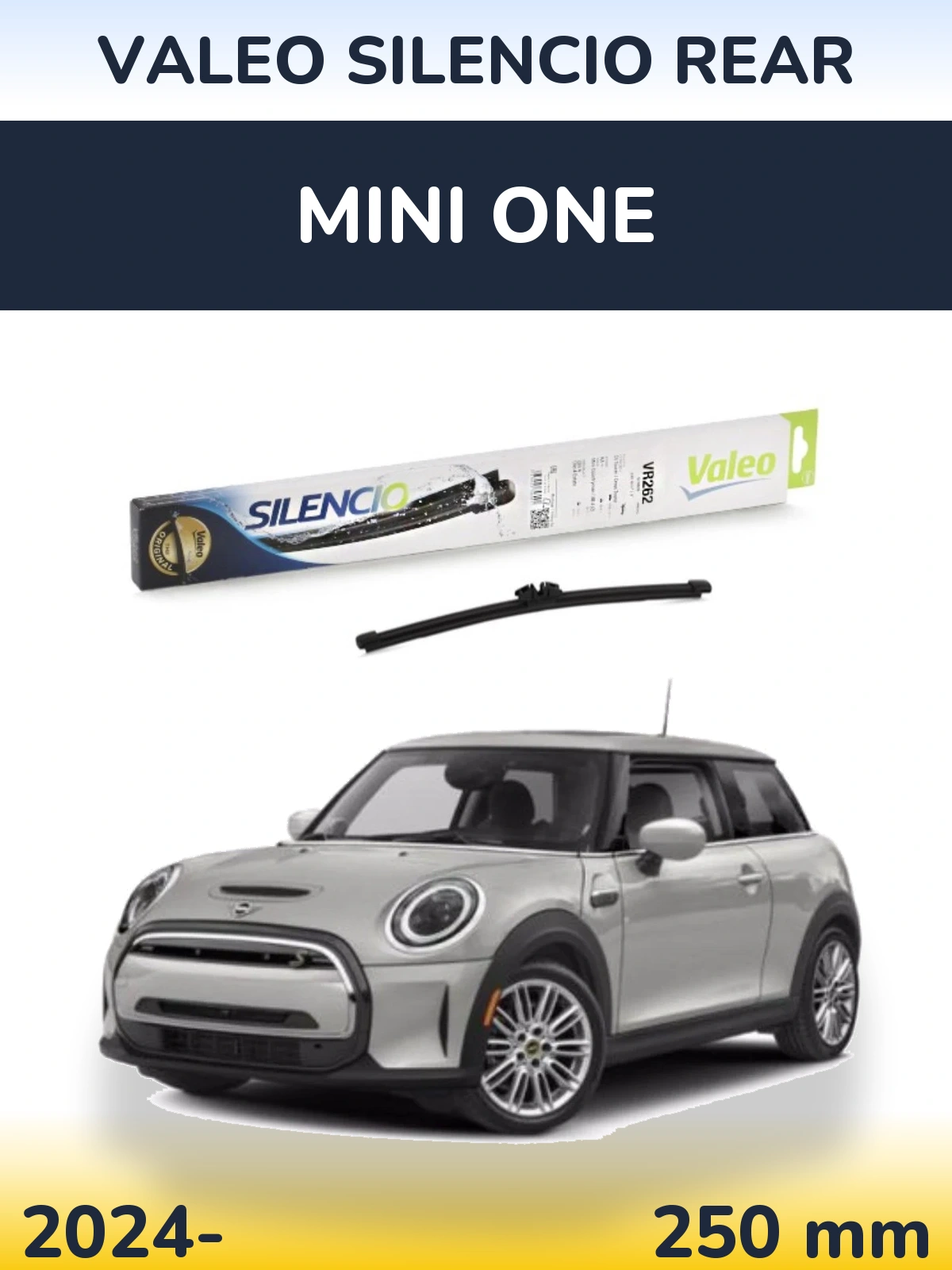 Задня щітка Valeo Silencio Rear 240 мм для MINI One 2024-2026