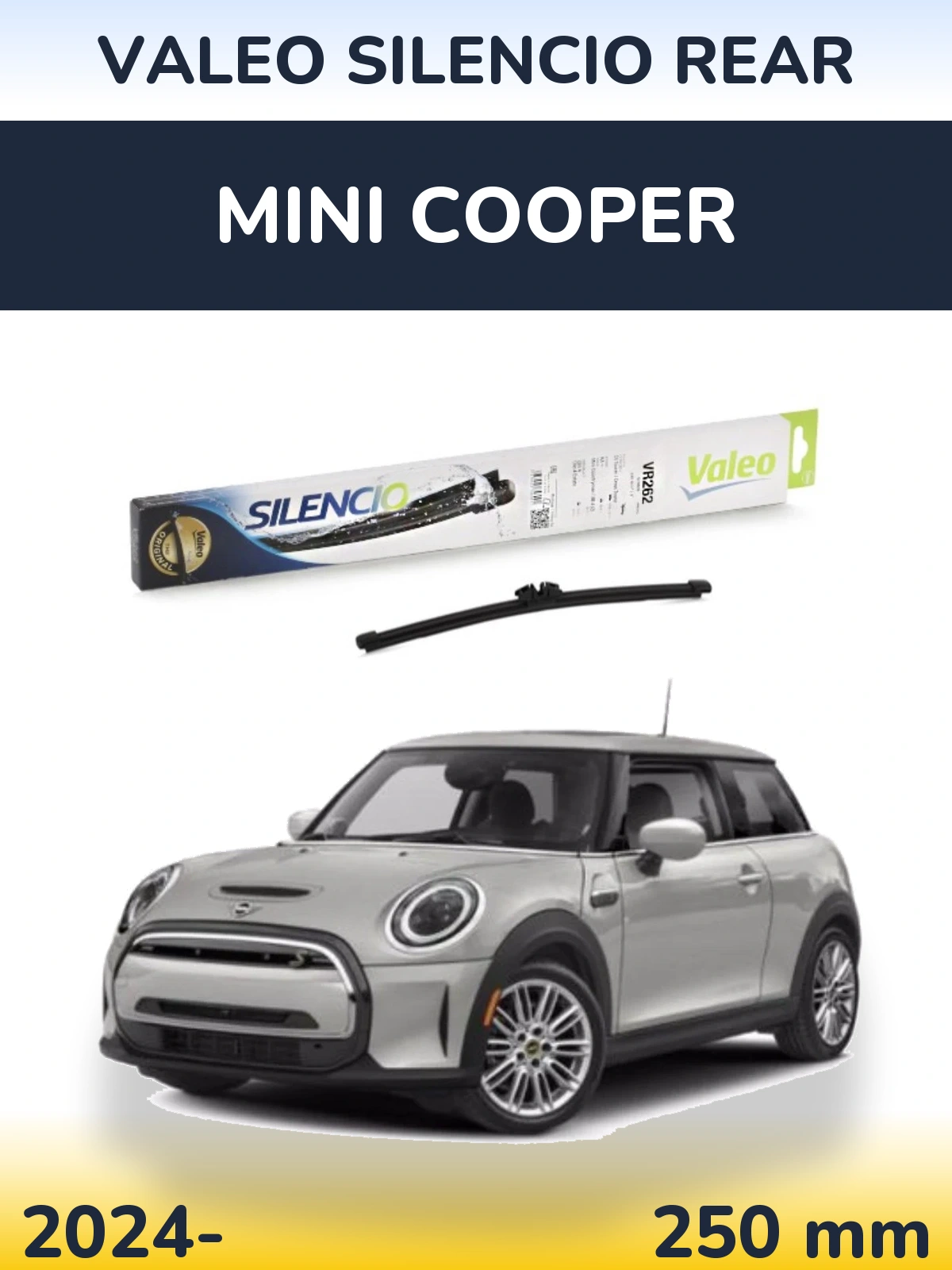 Zadní stěrač Valeo Silencio Rear 240 mm pro MINI Cooper 2024-2026