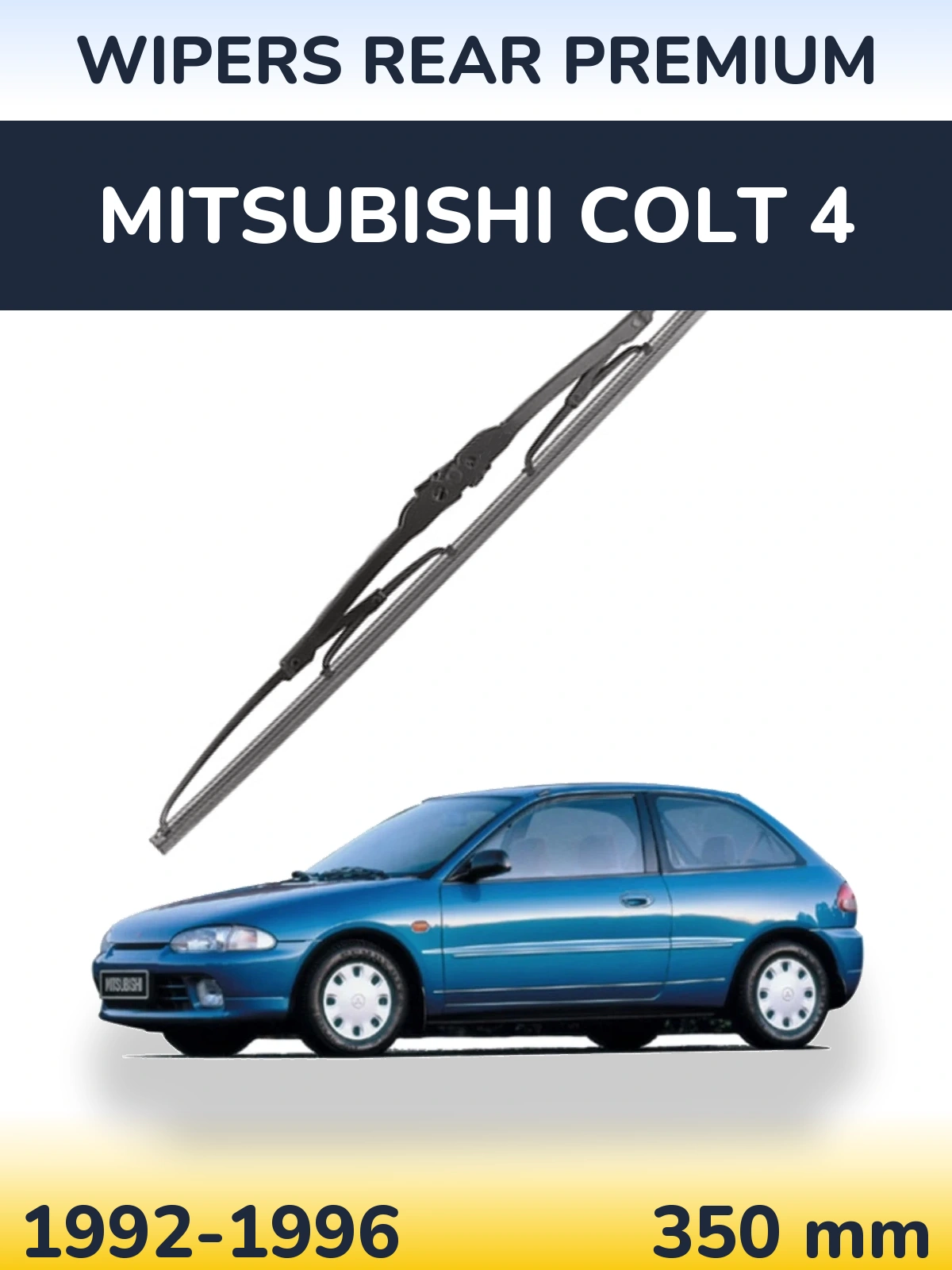 Zadní stěrač WIPERS REAR PREMIUM 350 mm pro Mitsubishi Colt 4 1992-1996