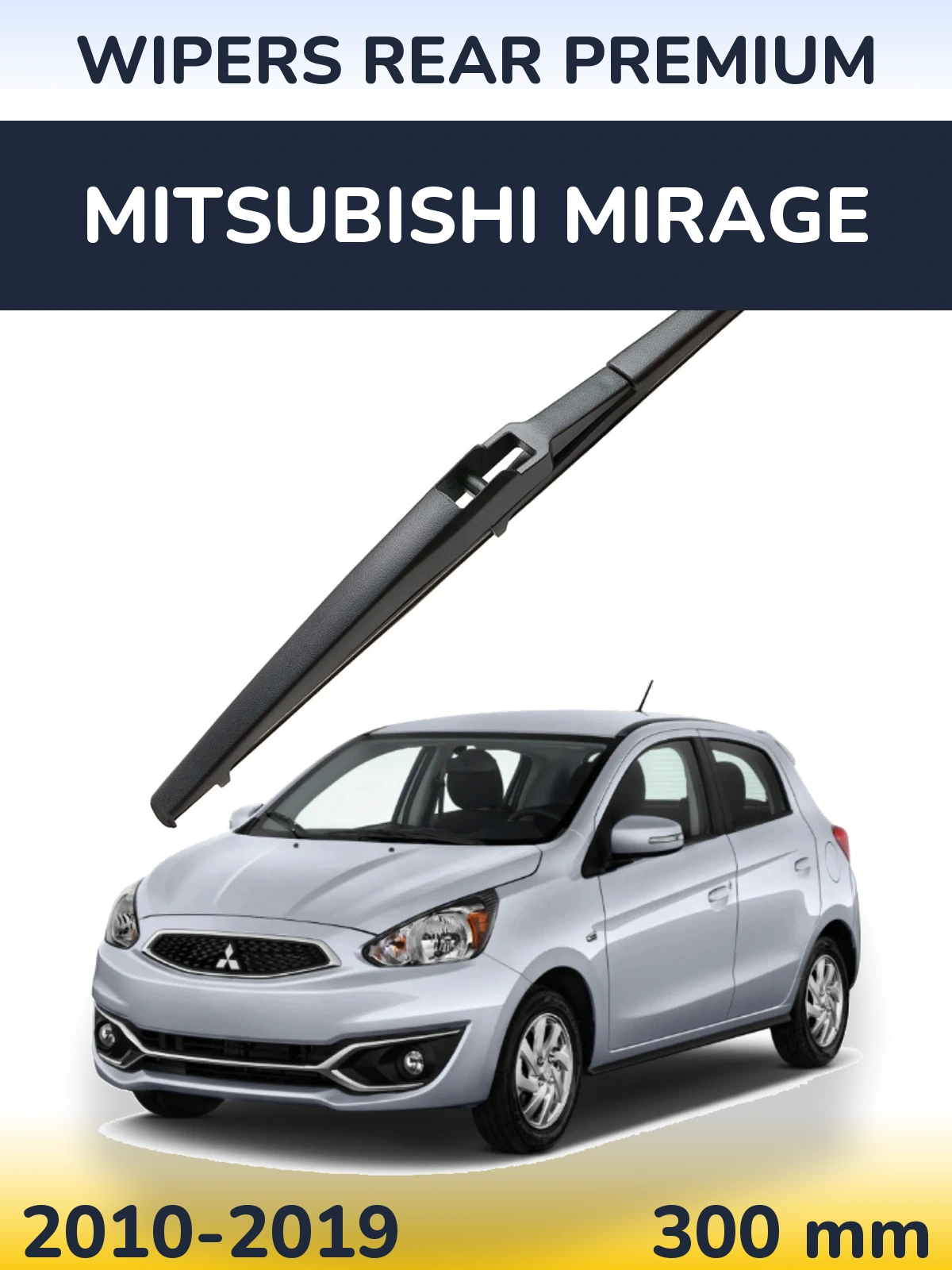 Zadní stěrač WIPERS REAR PREMIUM 300 mm pro Mitsubishi Mirage 2010-2019