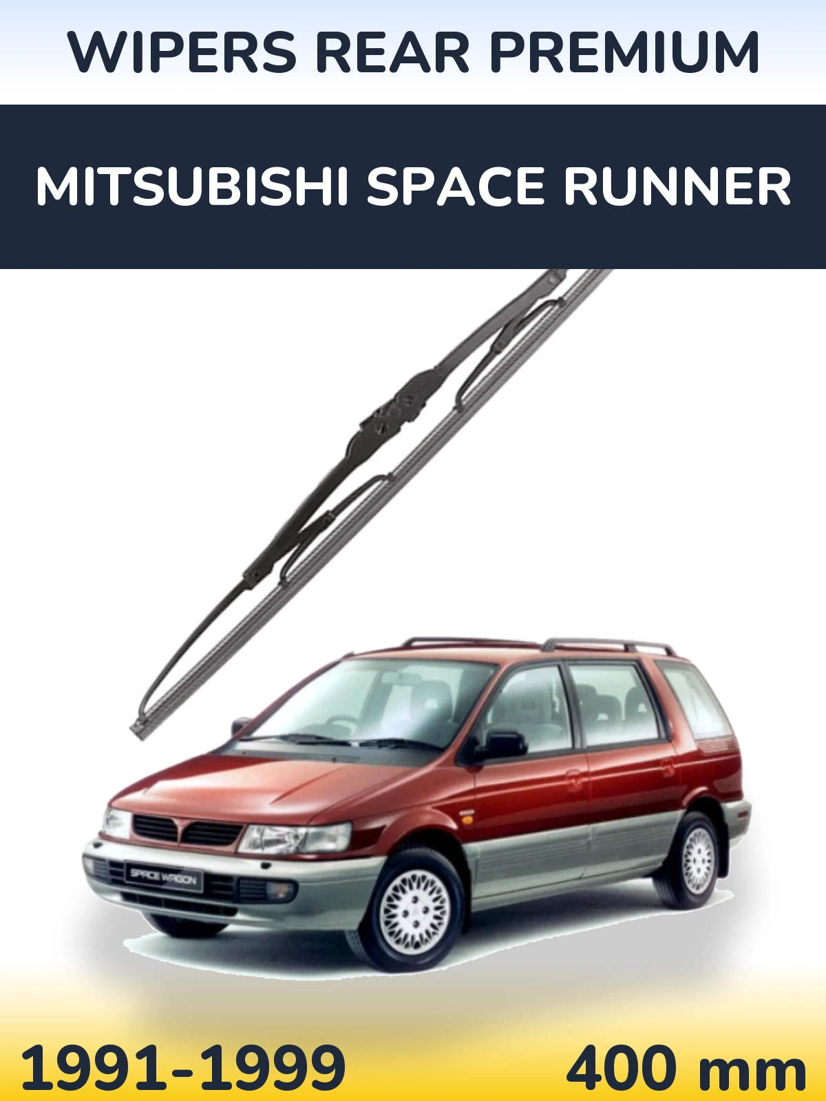 Zadní stěrač WIPERS REAR PREMIUM 400 mm pro Mitsubishi Space Runner 1991-1999