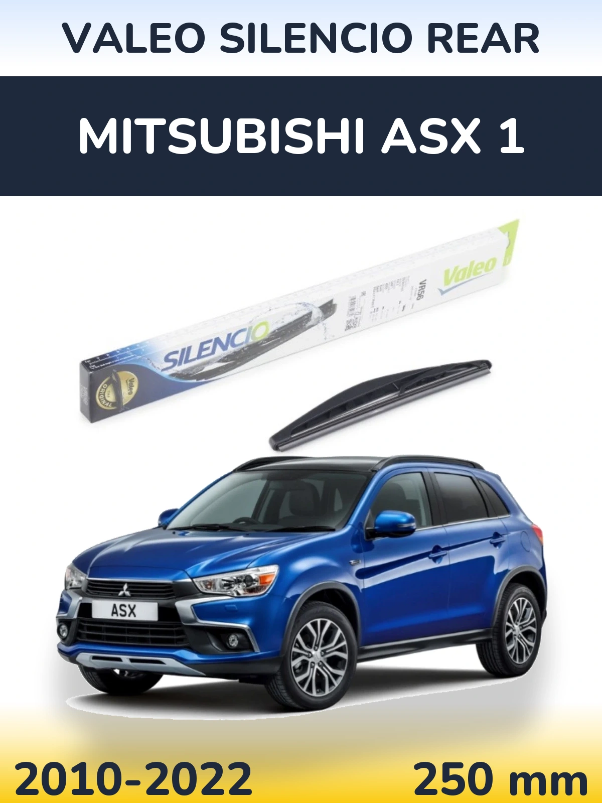 Zadní stěrač Valeo Silencio Rear 240 mm pro Mitsubishi ASX 1 2010-2022