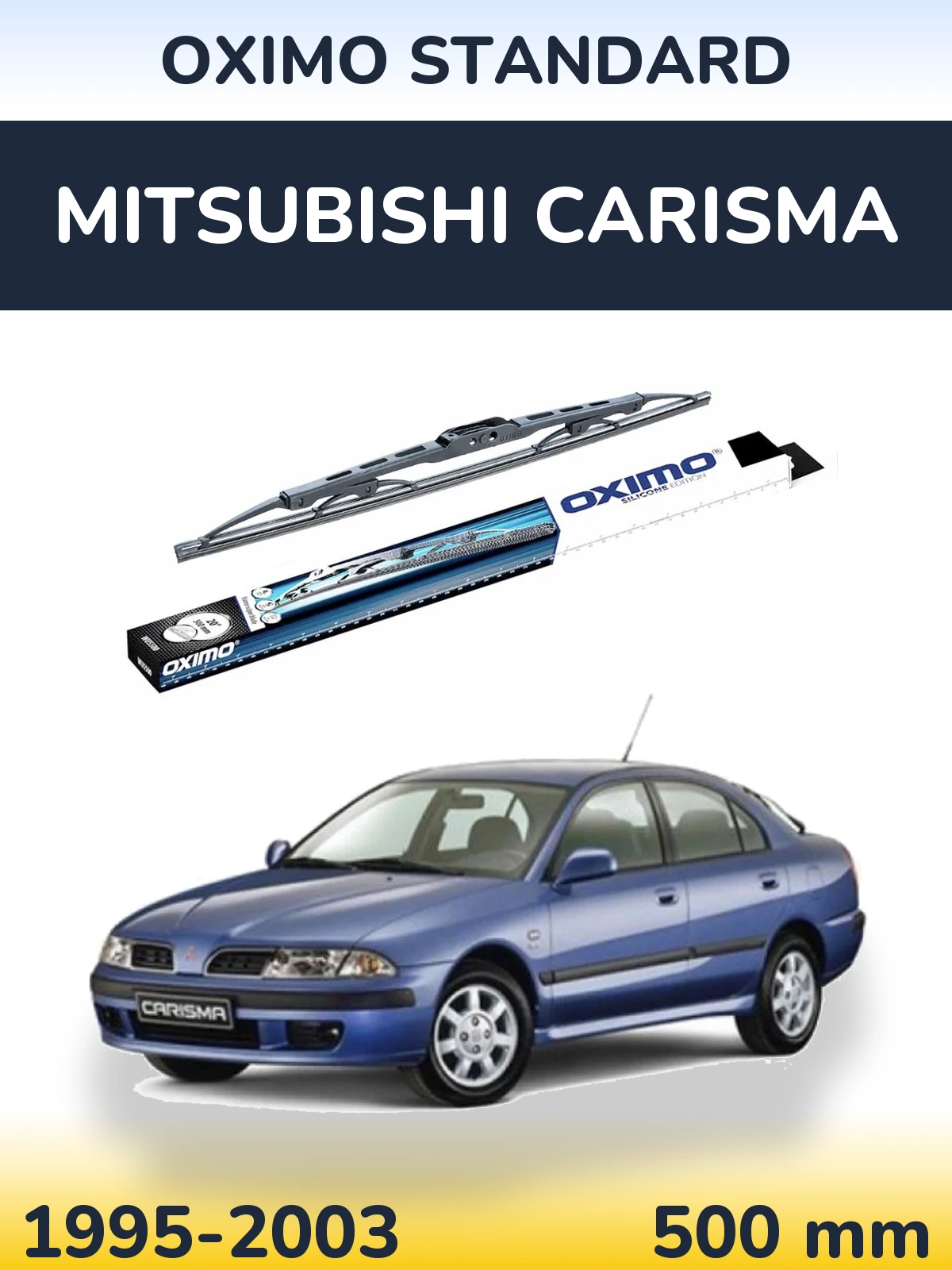 Zadní stěrač Oximo Standard 500 mm pro Mitsubishi Carisma 1995-2003