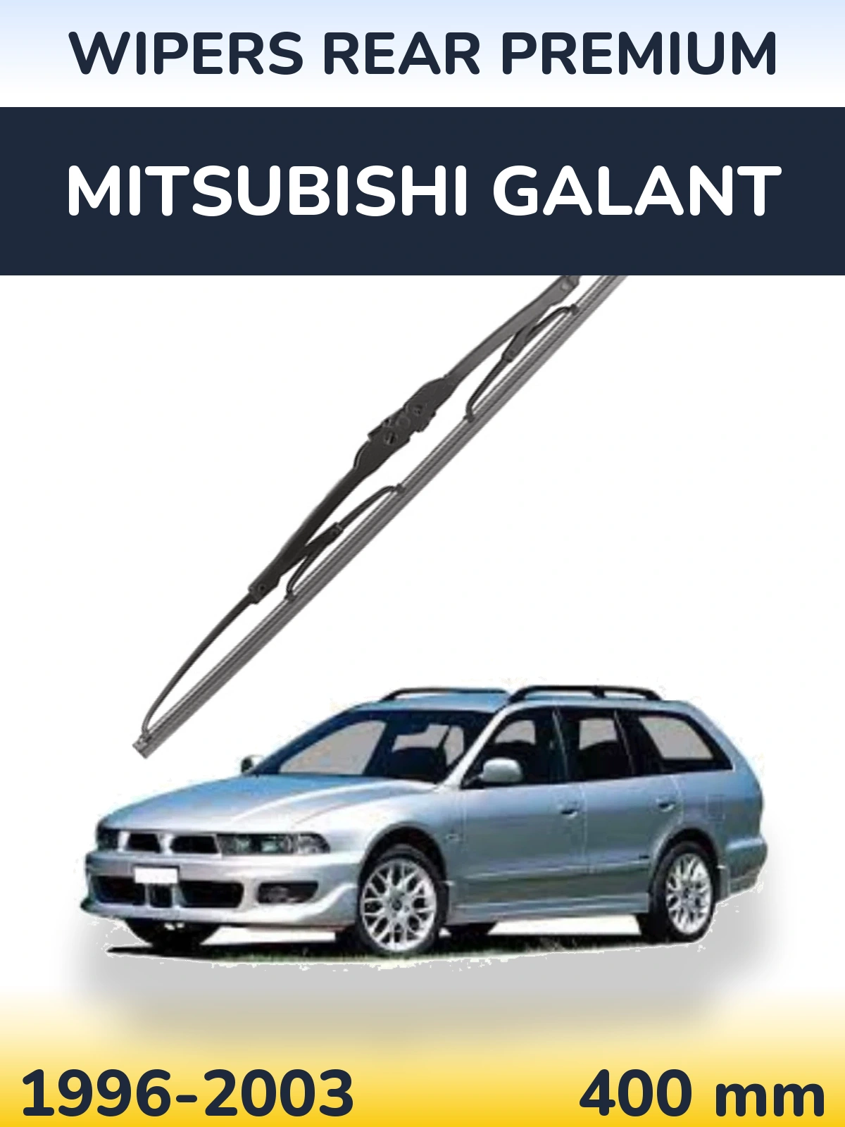 Zadní stěrač WIPERS REAR PREMIUM 400 mm pro Mitsubishi Galant 1996-2003
