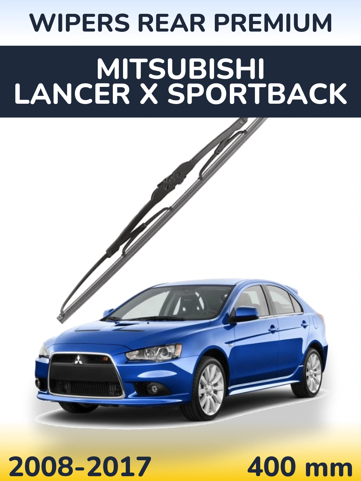 Zadní stěrač WIPERS REAR PREMIUM 400 mm pro Mitsubishi Lancer X Sportback 2008-2017
