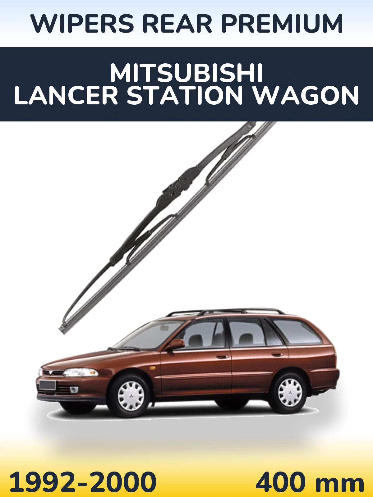 Zadní stěrač WIPERS REAR PREMIUM 400 mm pro Mitsubishi Lancer Station Wagon 1992-2000
