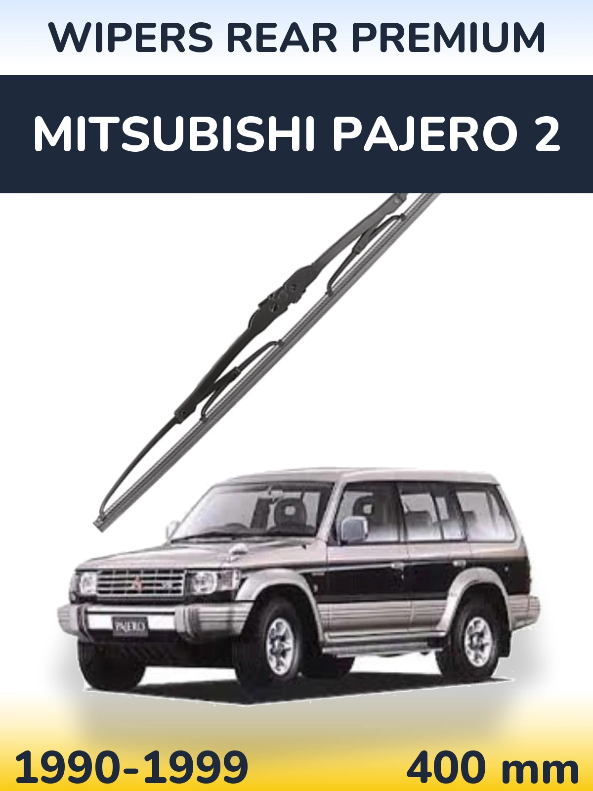 Zadní stěrač WIPERS REAR PREMIUM 400 mm pro Mitsubishi Pajero 2 1990-1999