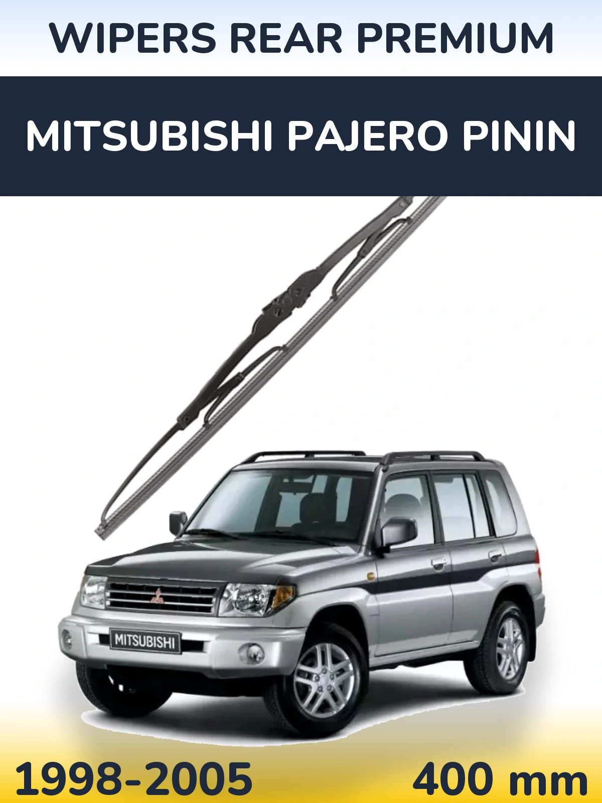 Zadní stěrač WIPERS REAR PREMIUM 400 mm pro Mitsubishi Pajero Pinin 1998-2005
