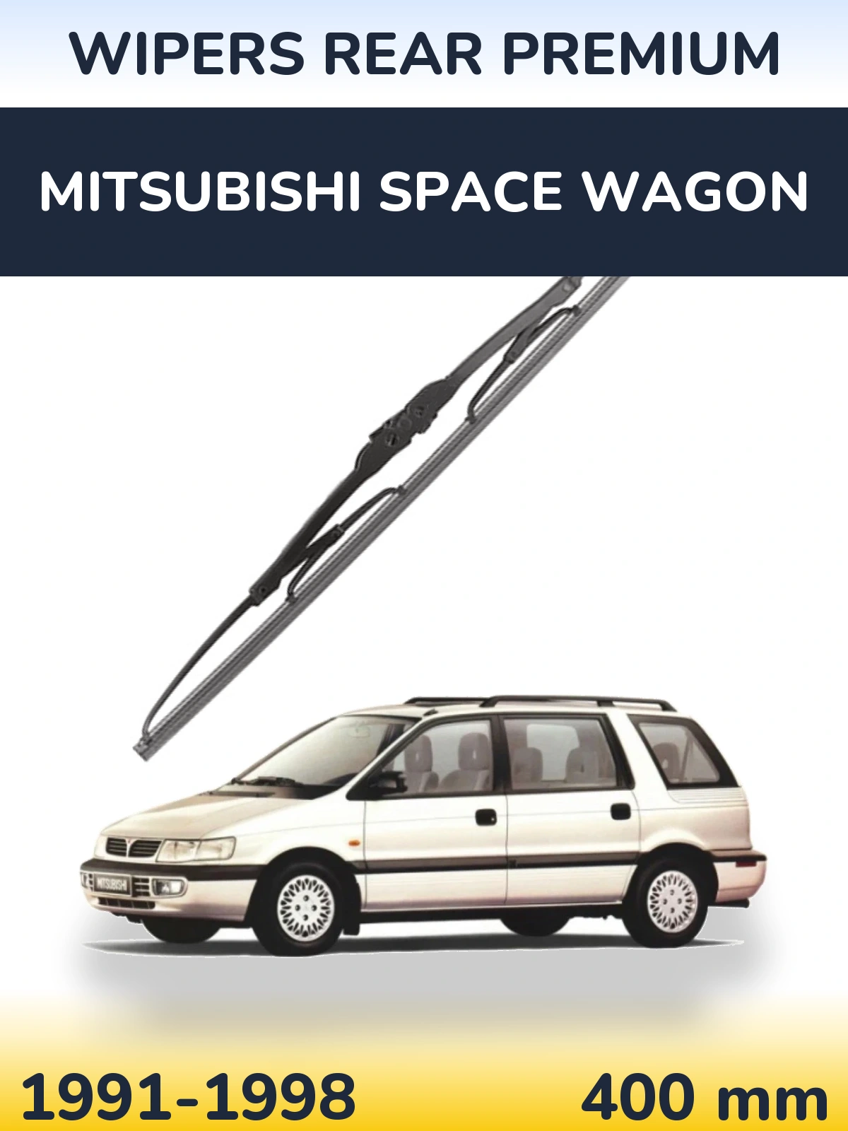 Zadní stěrač WIPERS REAR PREMIUM 400 mm pro Mitsubishi Space Wagon 1991-1998