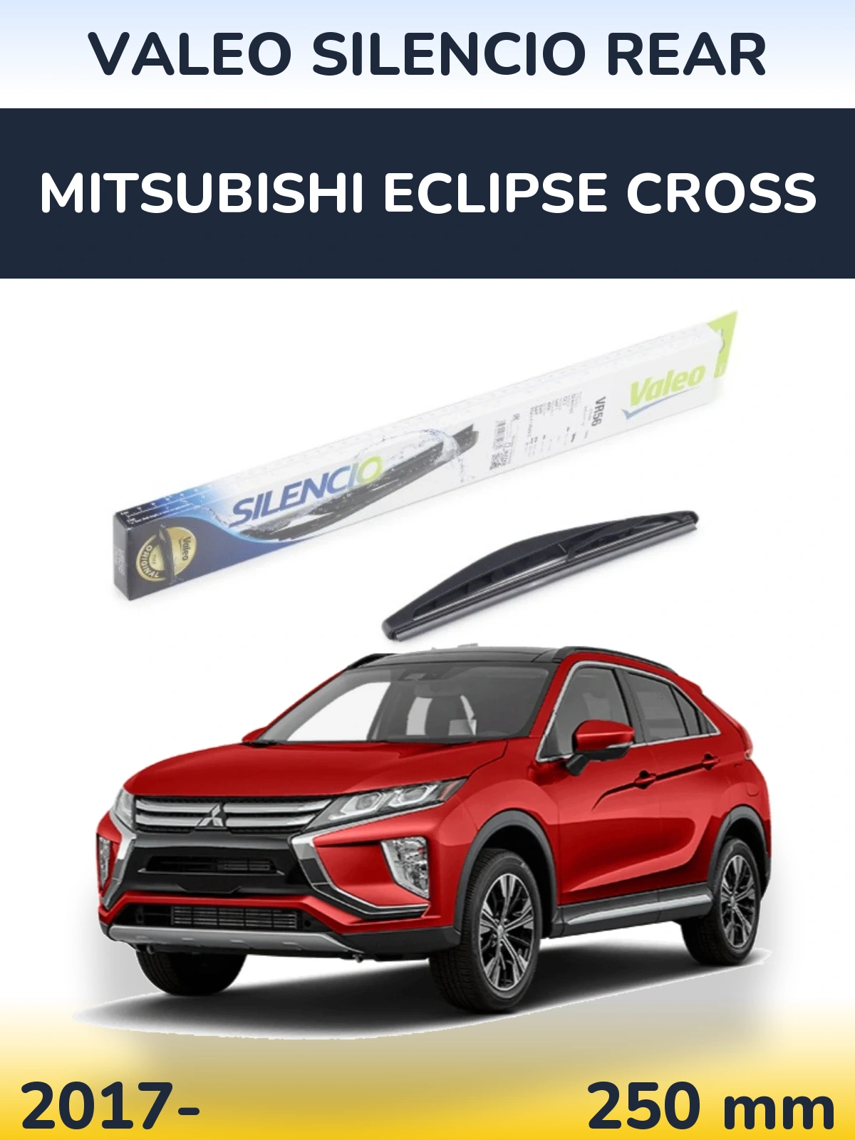 Zadní stěrač Valeo Silencio Rear 240 mm pro Mitsubishi Eclipse Cross 2017-2026