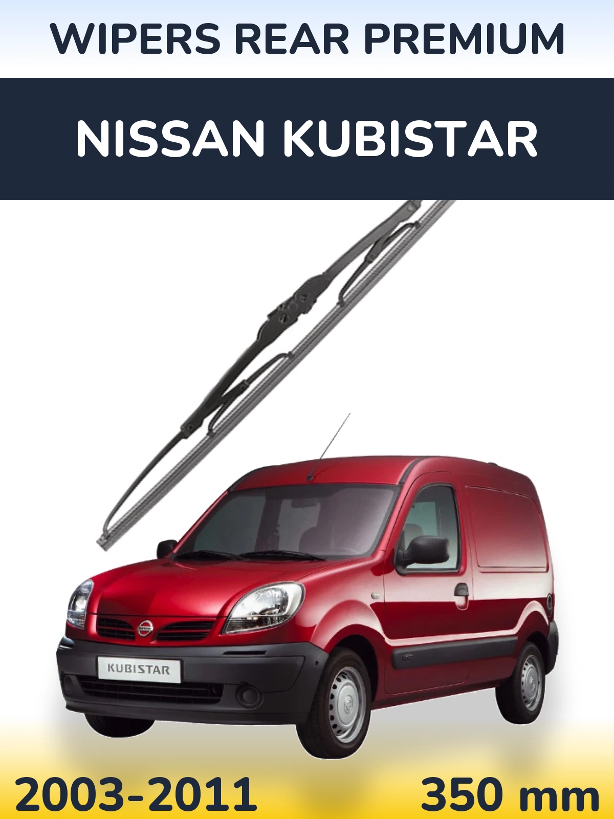 Zadní stěrač WIPERS REAR PREMIUM 350 mm pro Nissan Kubistar 2003-2011